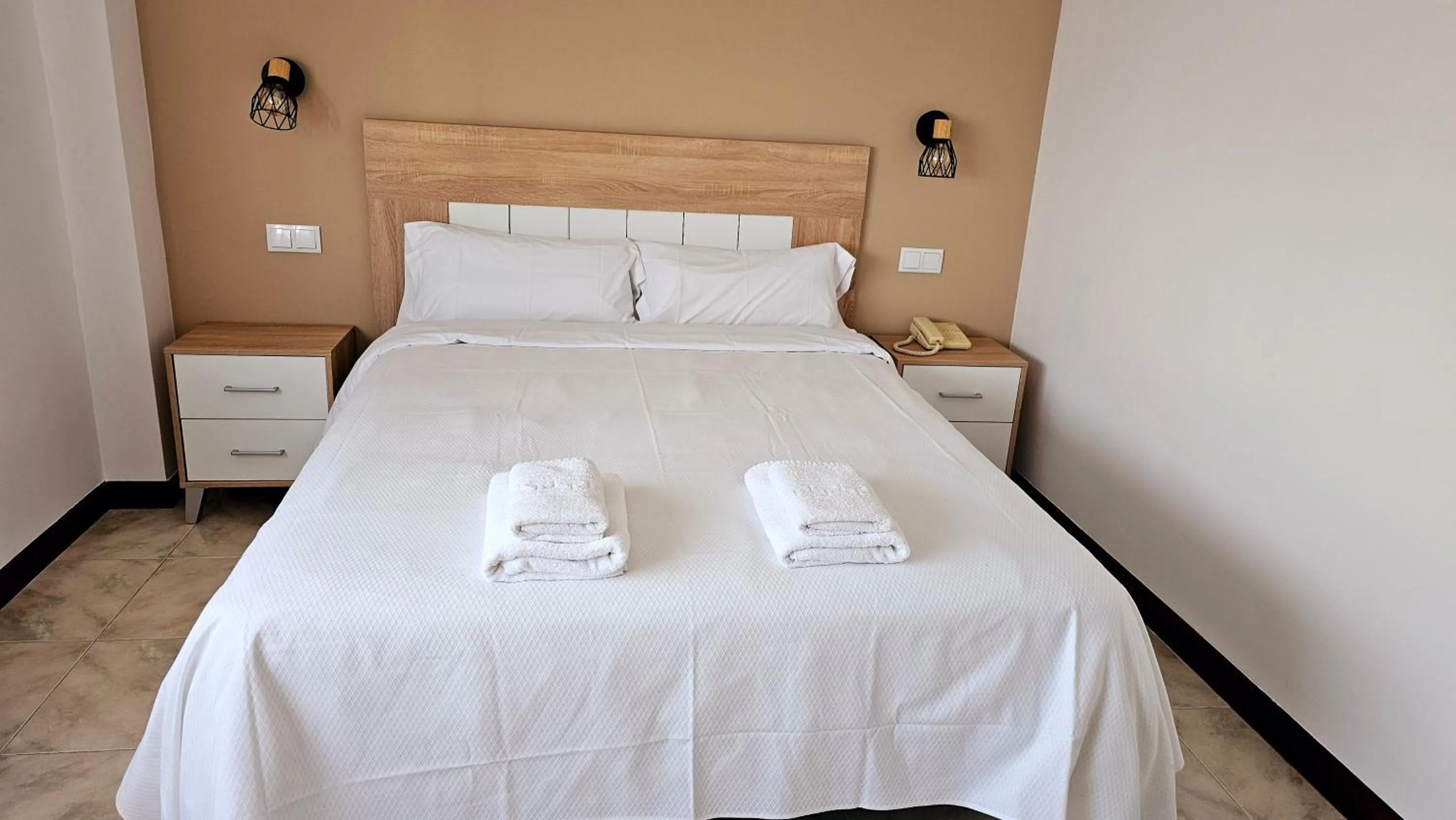 Bed in Hotel Mataleñas