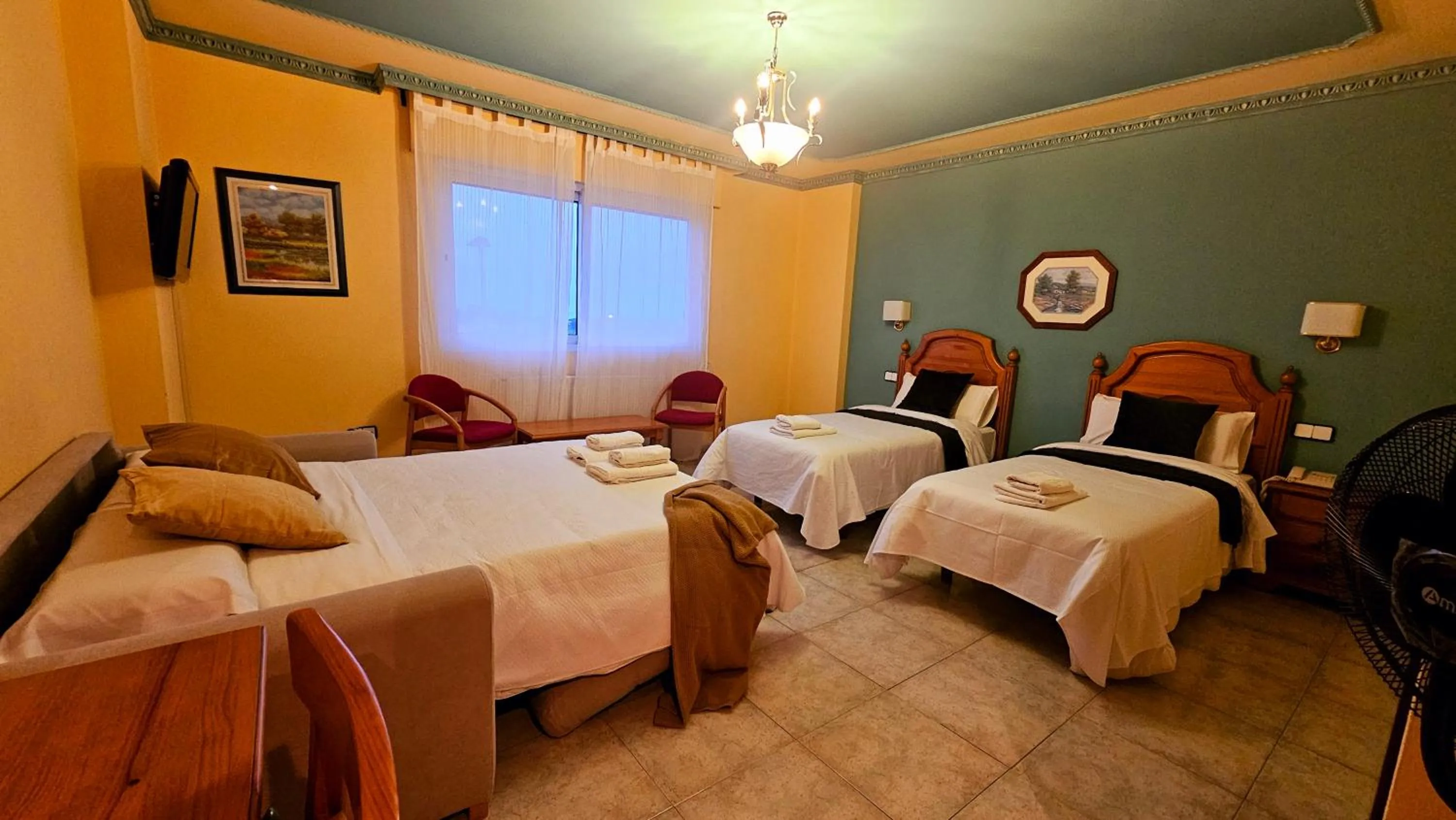 Bed in Hotel Mataleñas