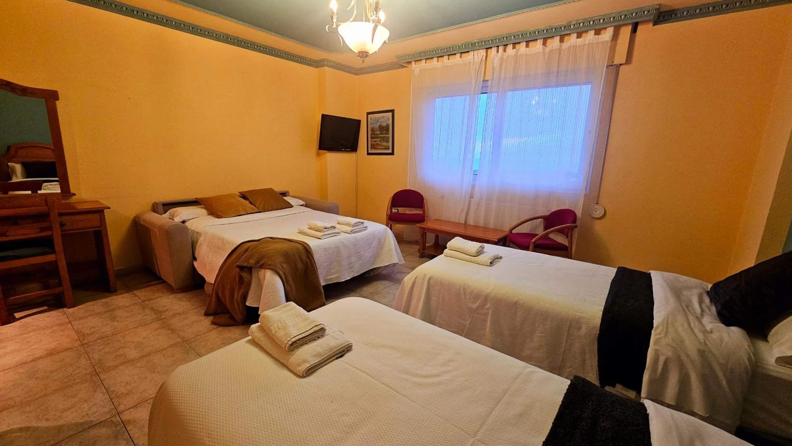 Bed in Hotel Mataleñas