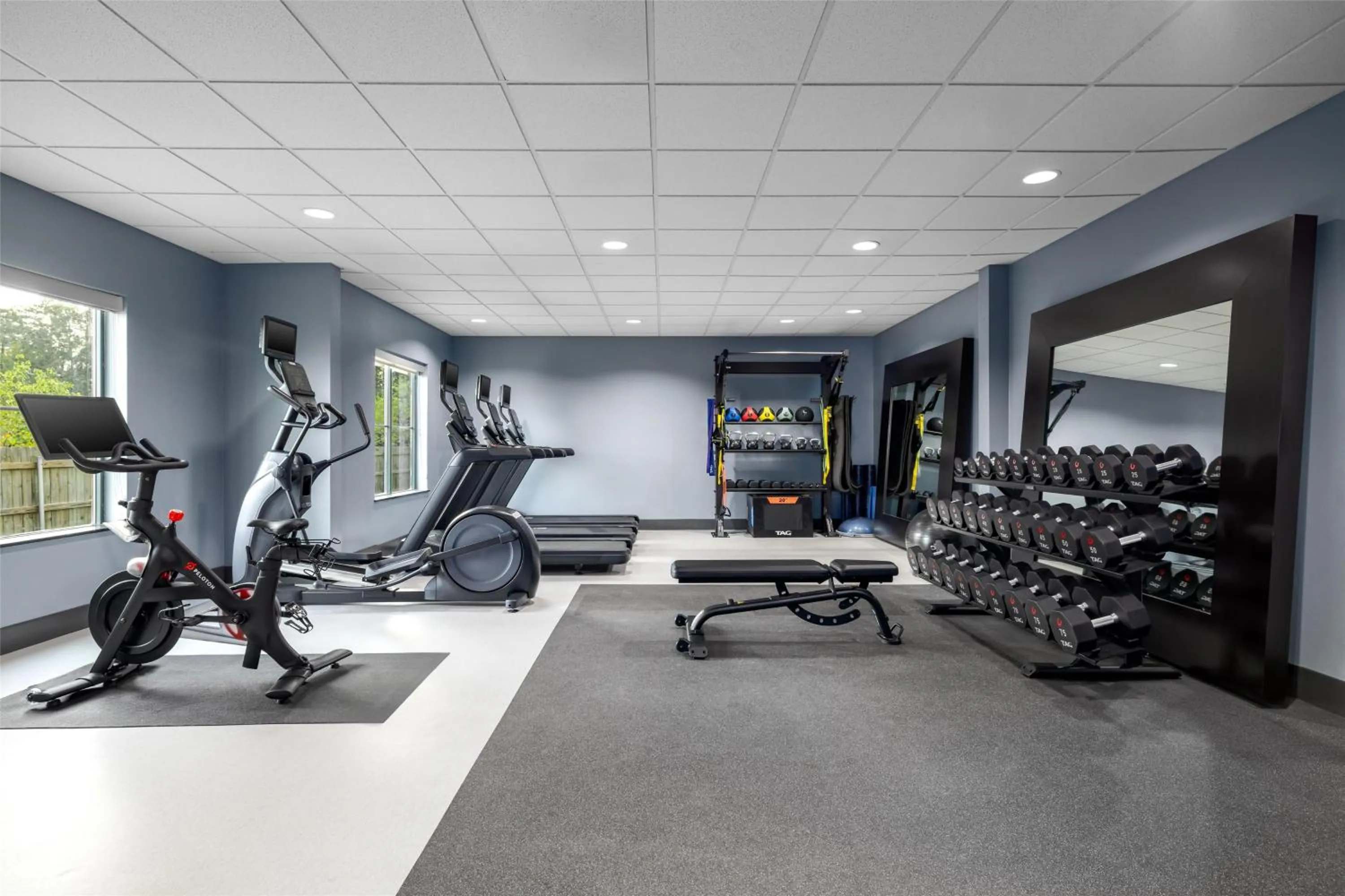 Fitness centre/facilities in Homewood Suites by Hilton Slidell