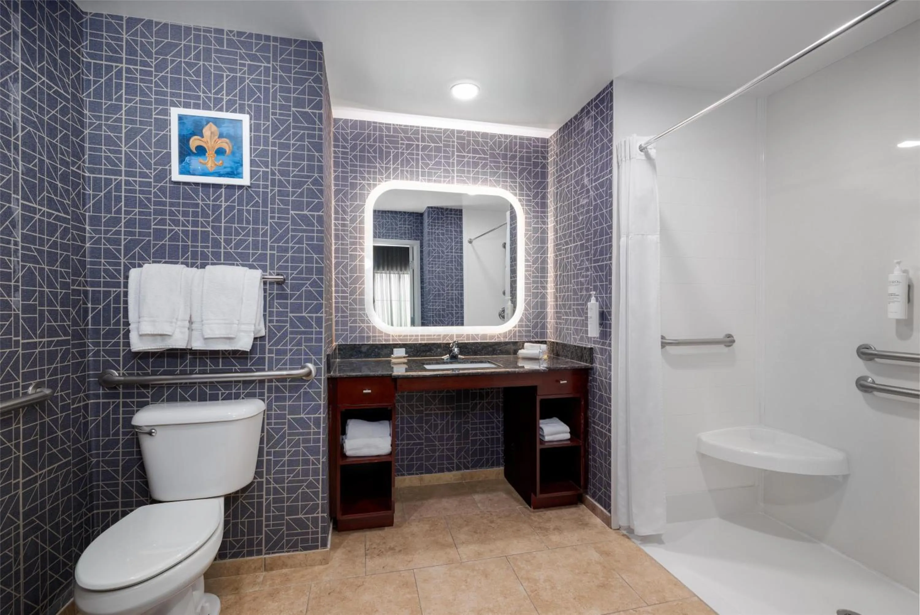 Bathroom in Homewood Suites by Hilton Slidell