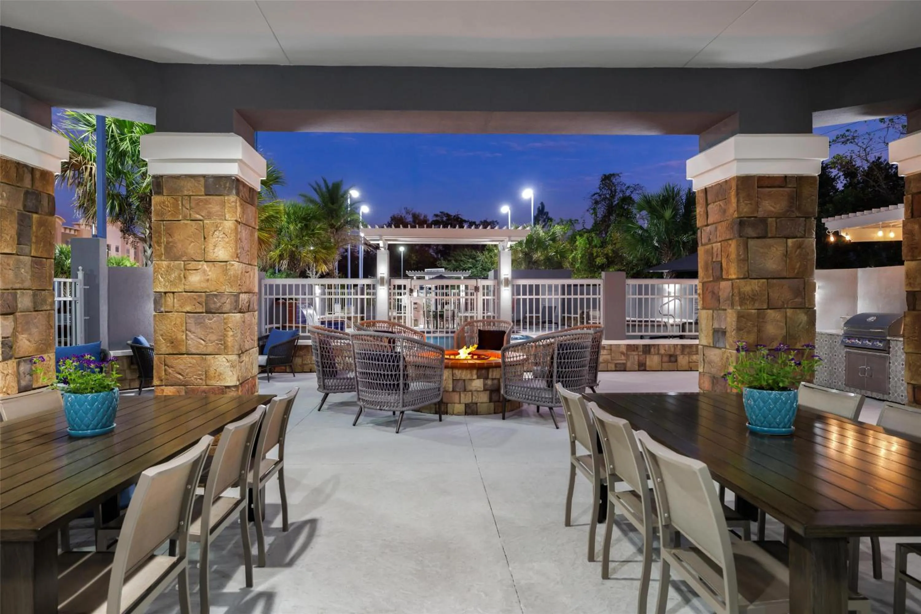Patio in Homewood Suites by Hilton Slidell