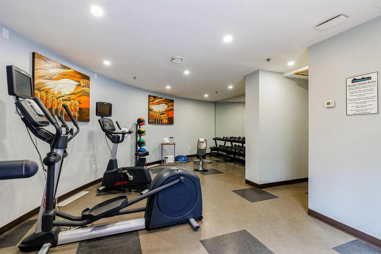 Fitness centre/facilities in Stoneridge Mountain Resort