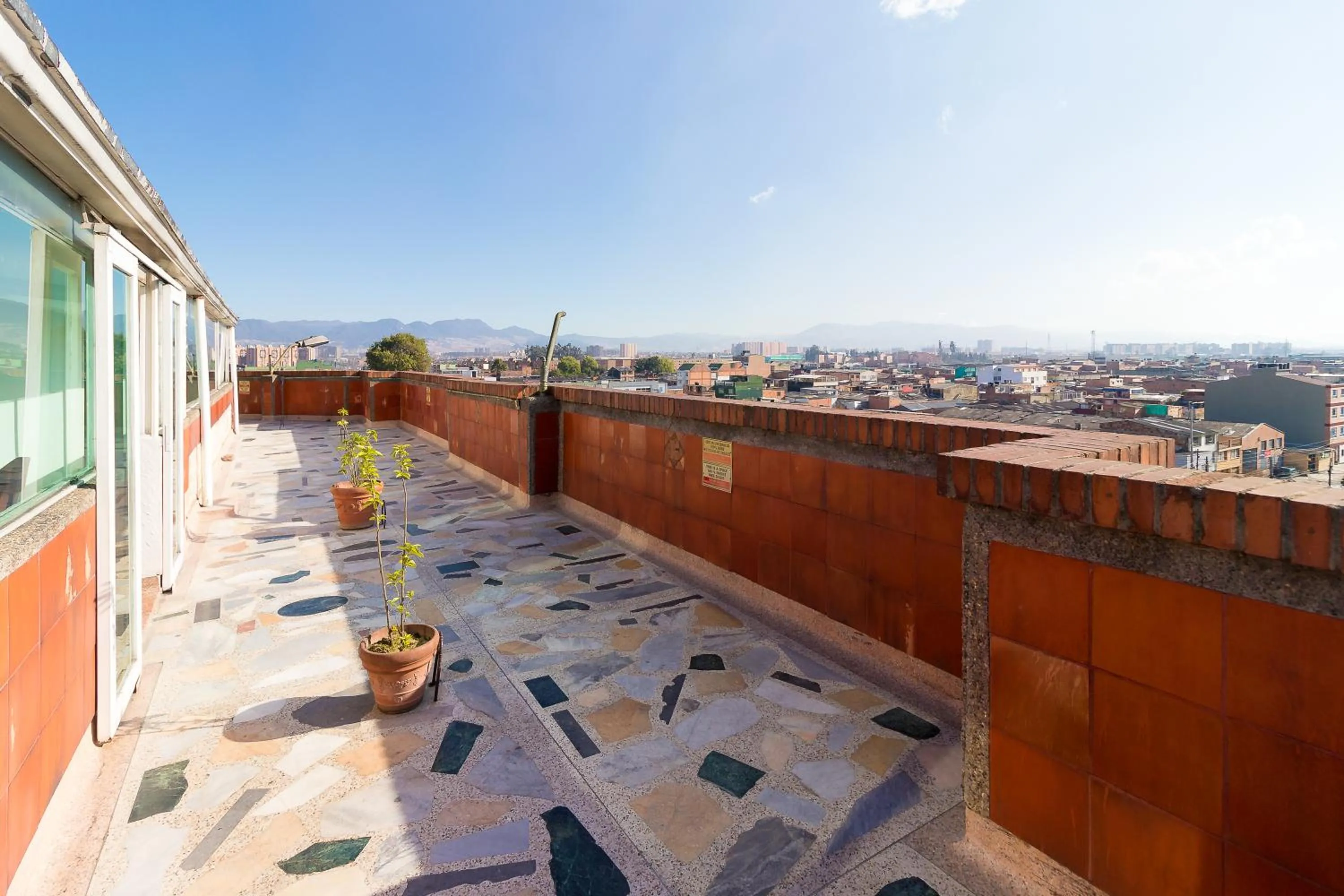Balcony/Terrace in Hotel Fontibon