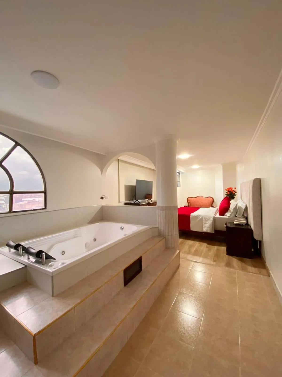 Photo of the whole room, Bed in Hotel Fontibon