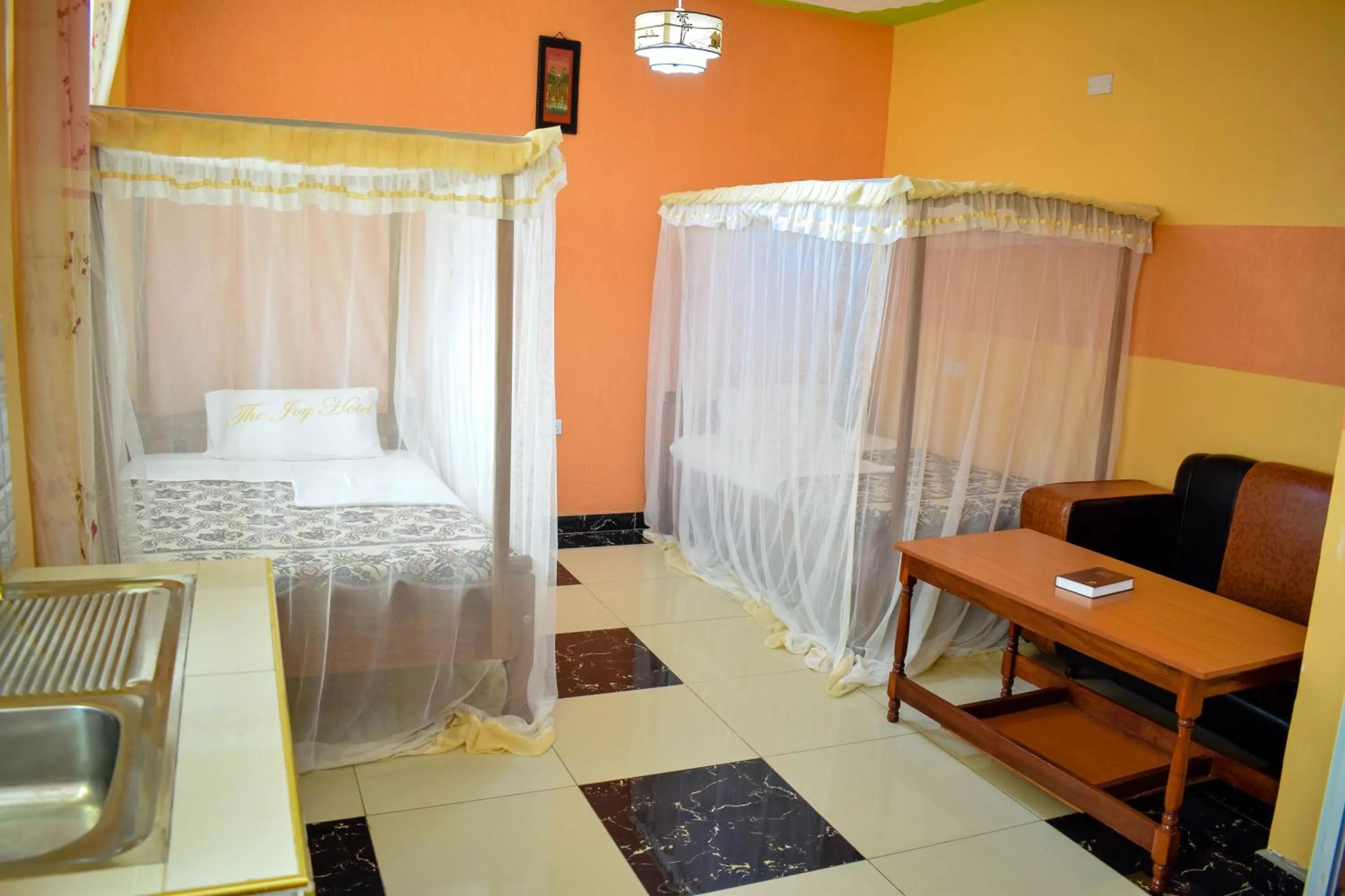 Photo of the whole room, Bed in The Joy Hotel