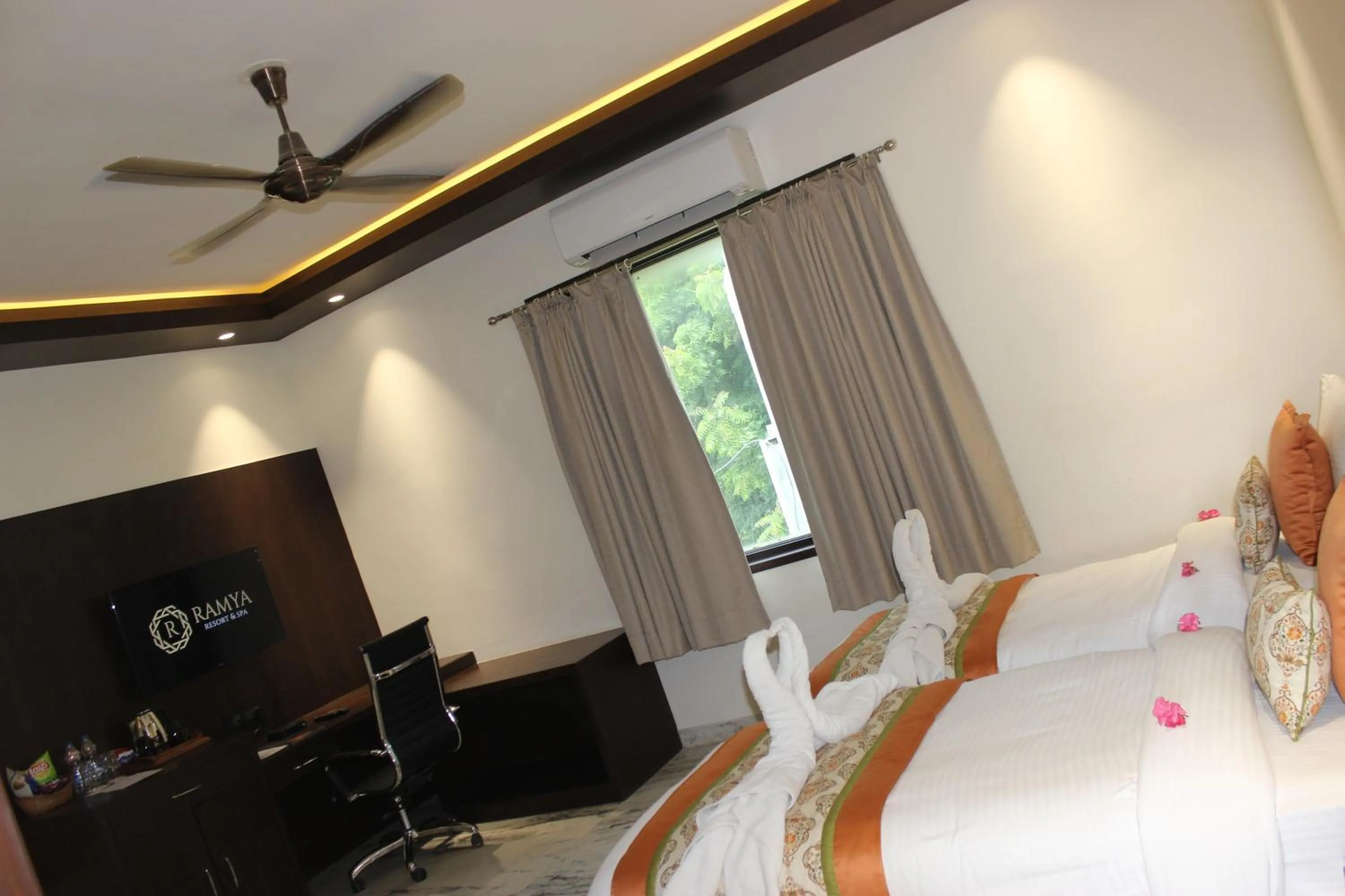 Photo of the whole room, Bed in Ramya Resort & Spa