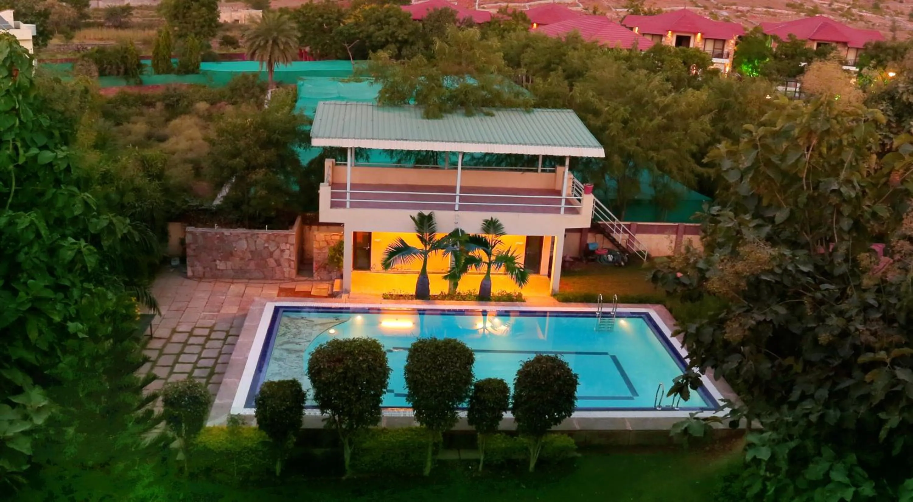 Pool view in Ramya Resort & Spa
