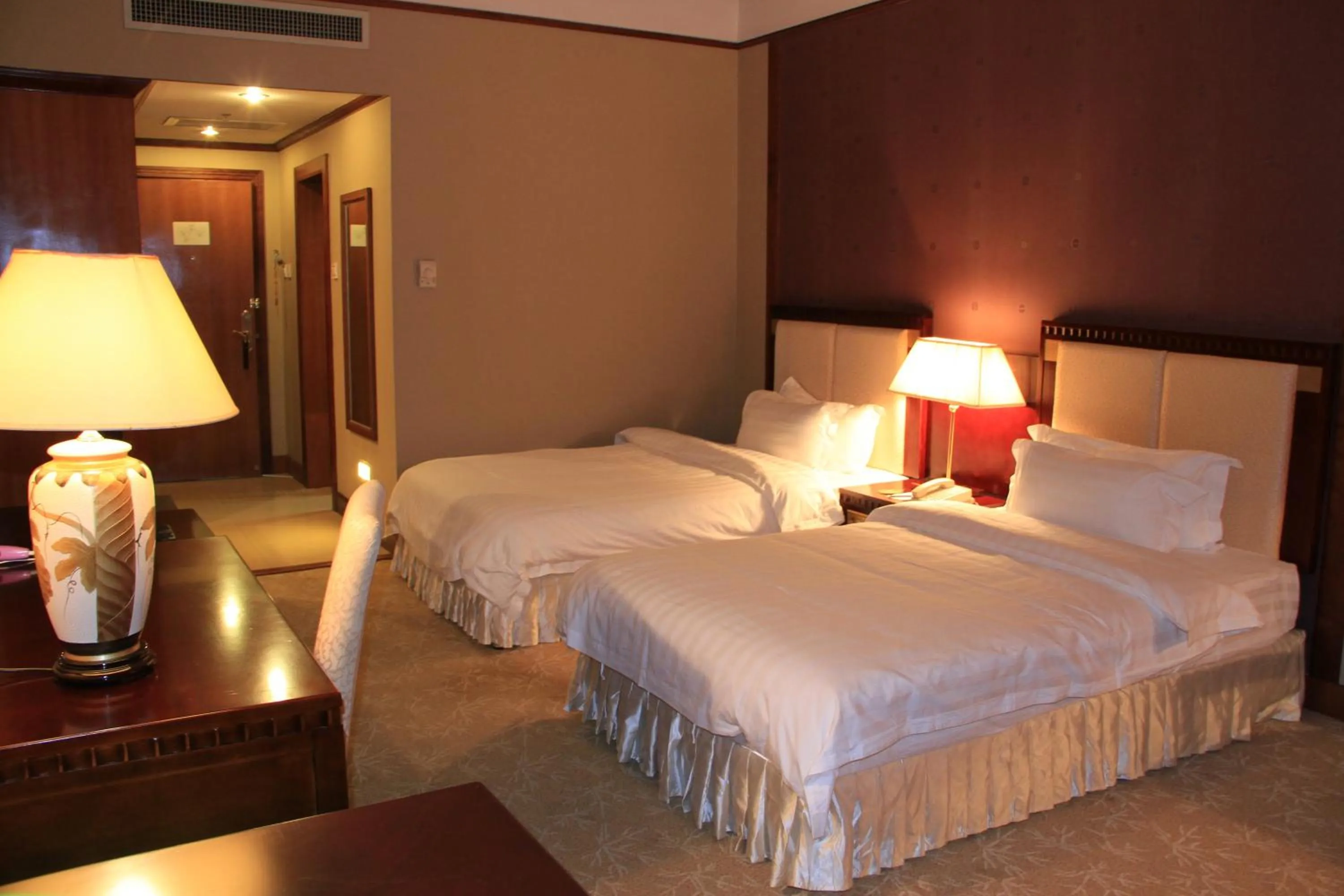 Bed in Don Chan Palace Hotel & Convention