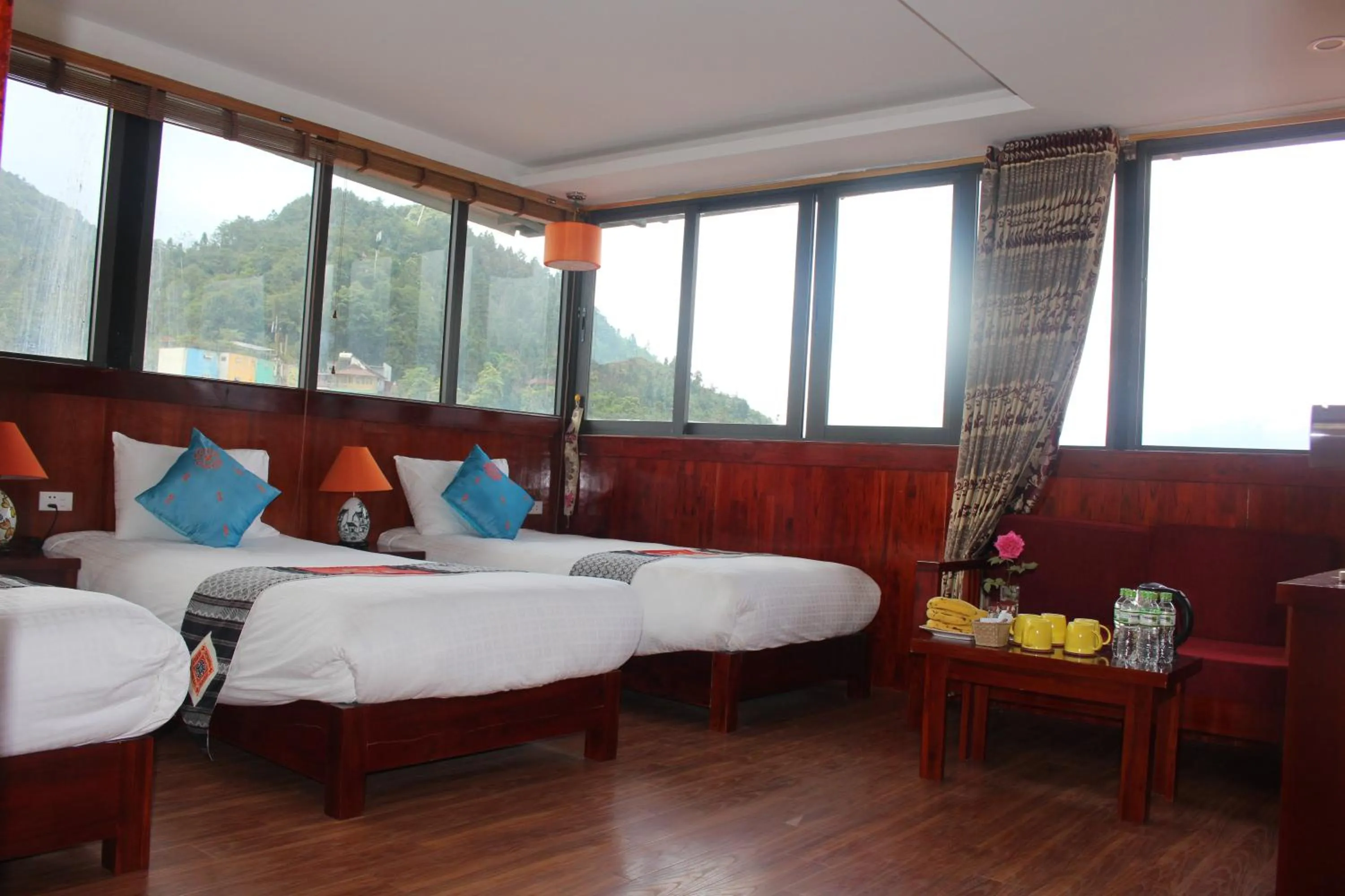 Seating area, Bed in Anise Sapa Hotel