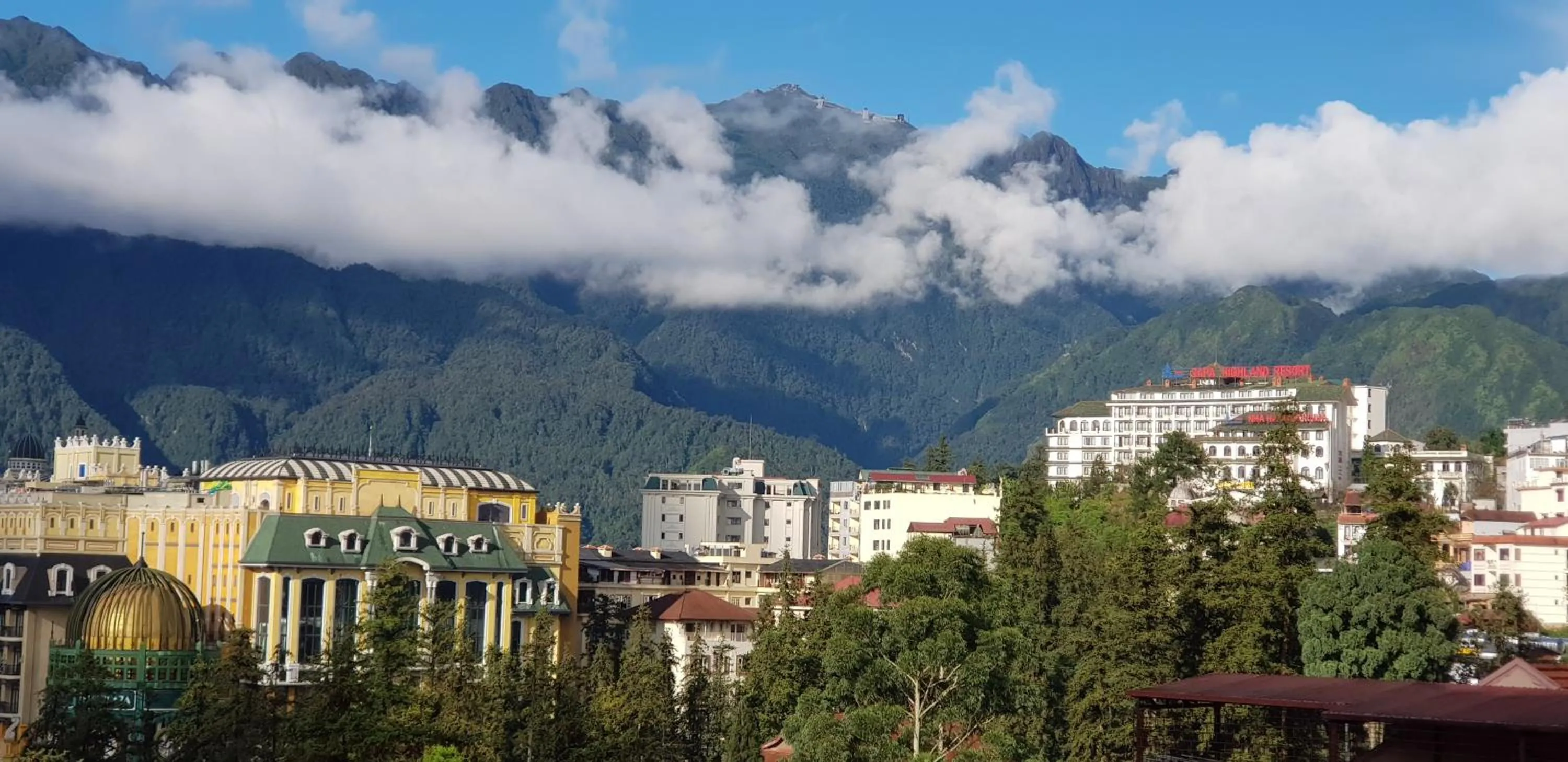City view in Anise Sapa Hotel