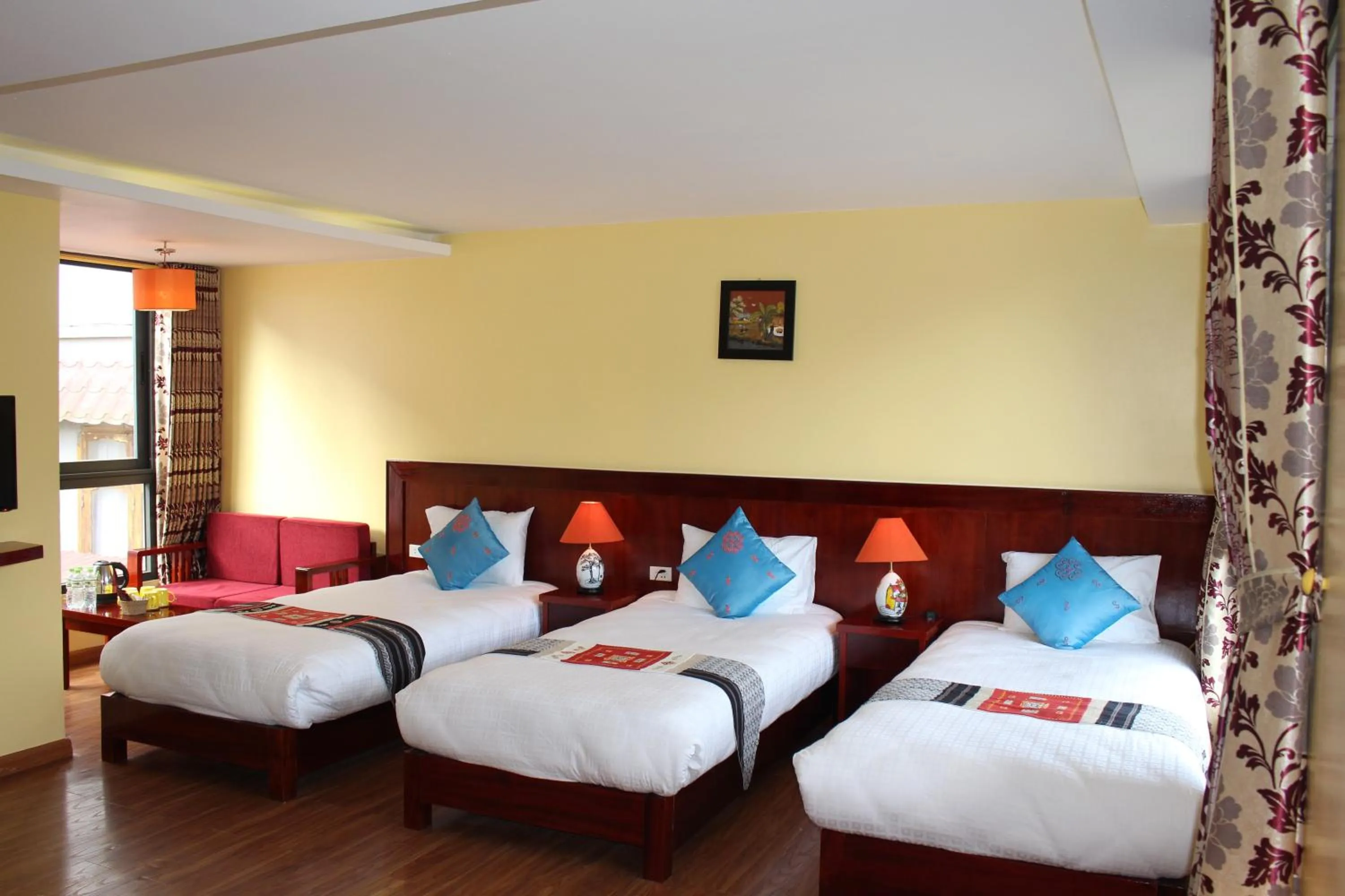 Bedroom, Bed in Anise Sapa Hotel