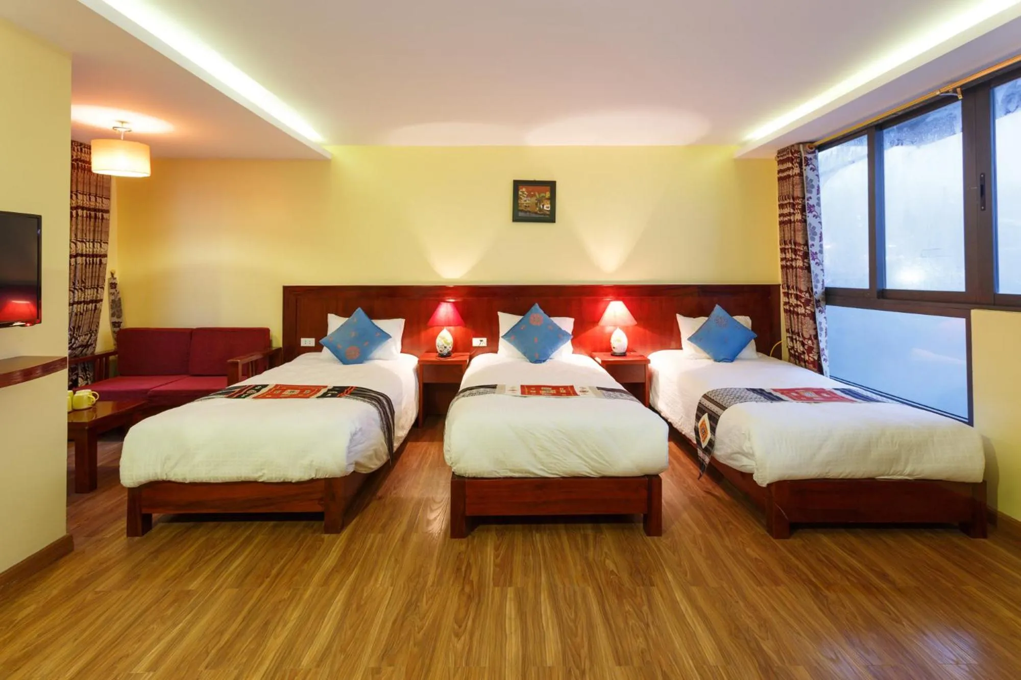 Photo of the whole room, Bed in Anise Sapa Hotel
