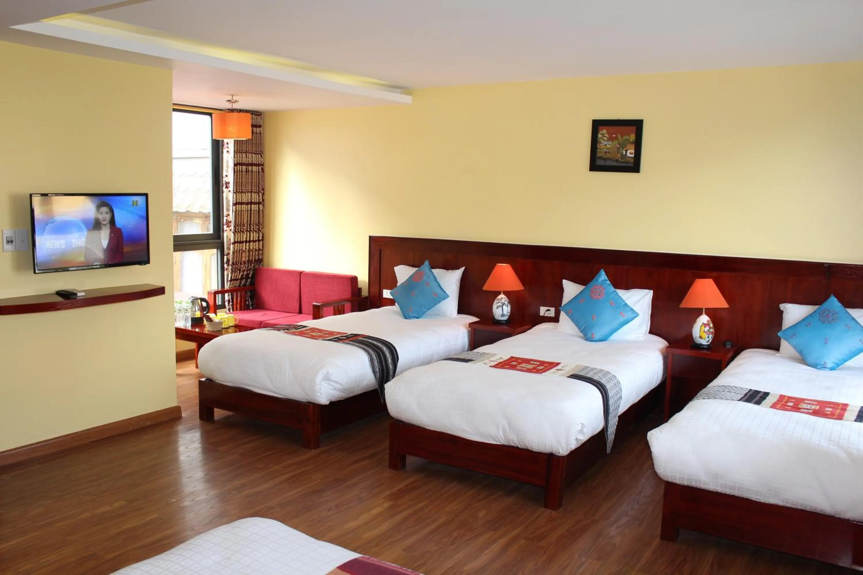 Bedroom, Bed in Anise Sapa Hotel