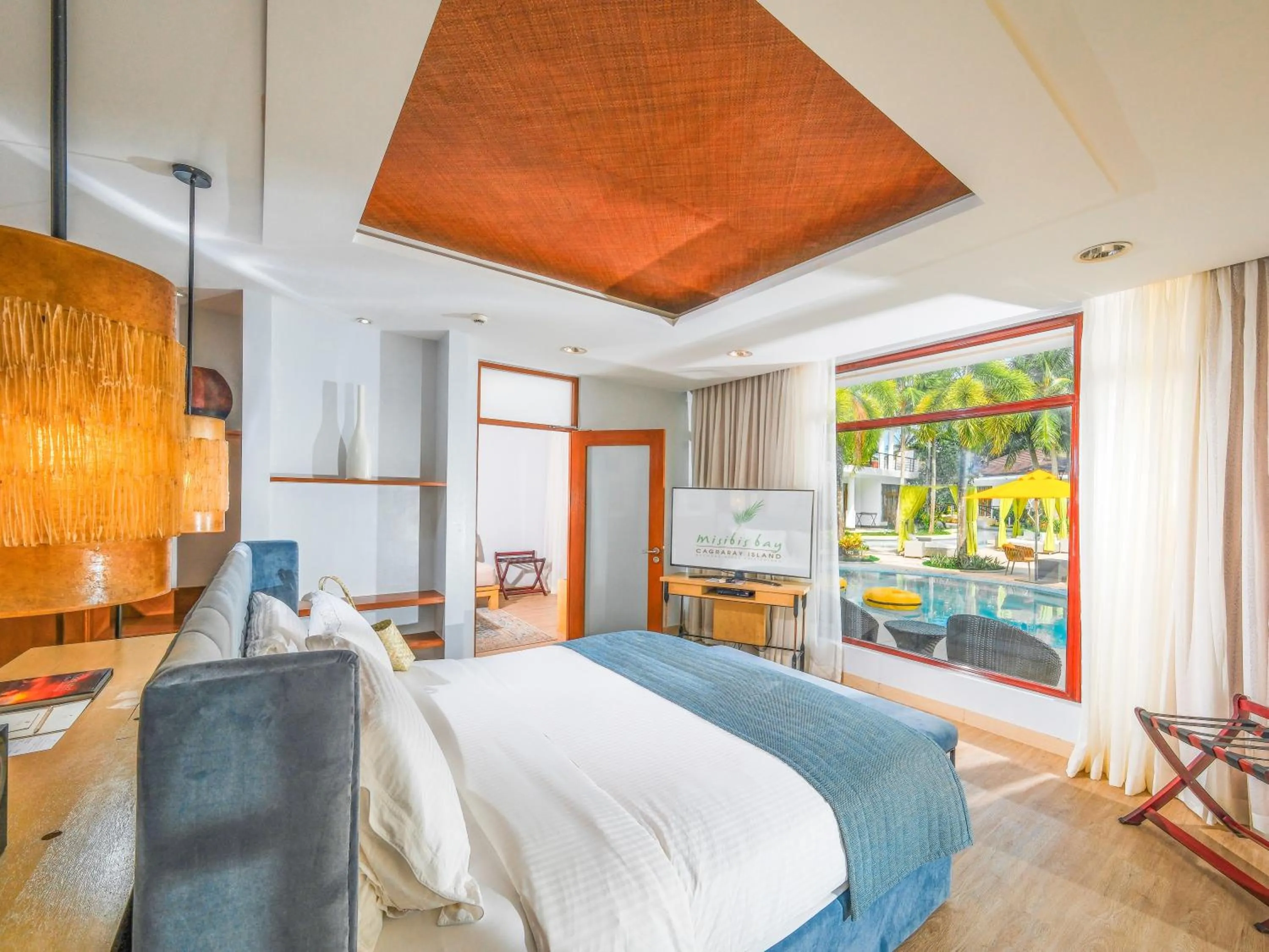 Living room, Bed in Misibis Bay