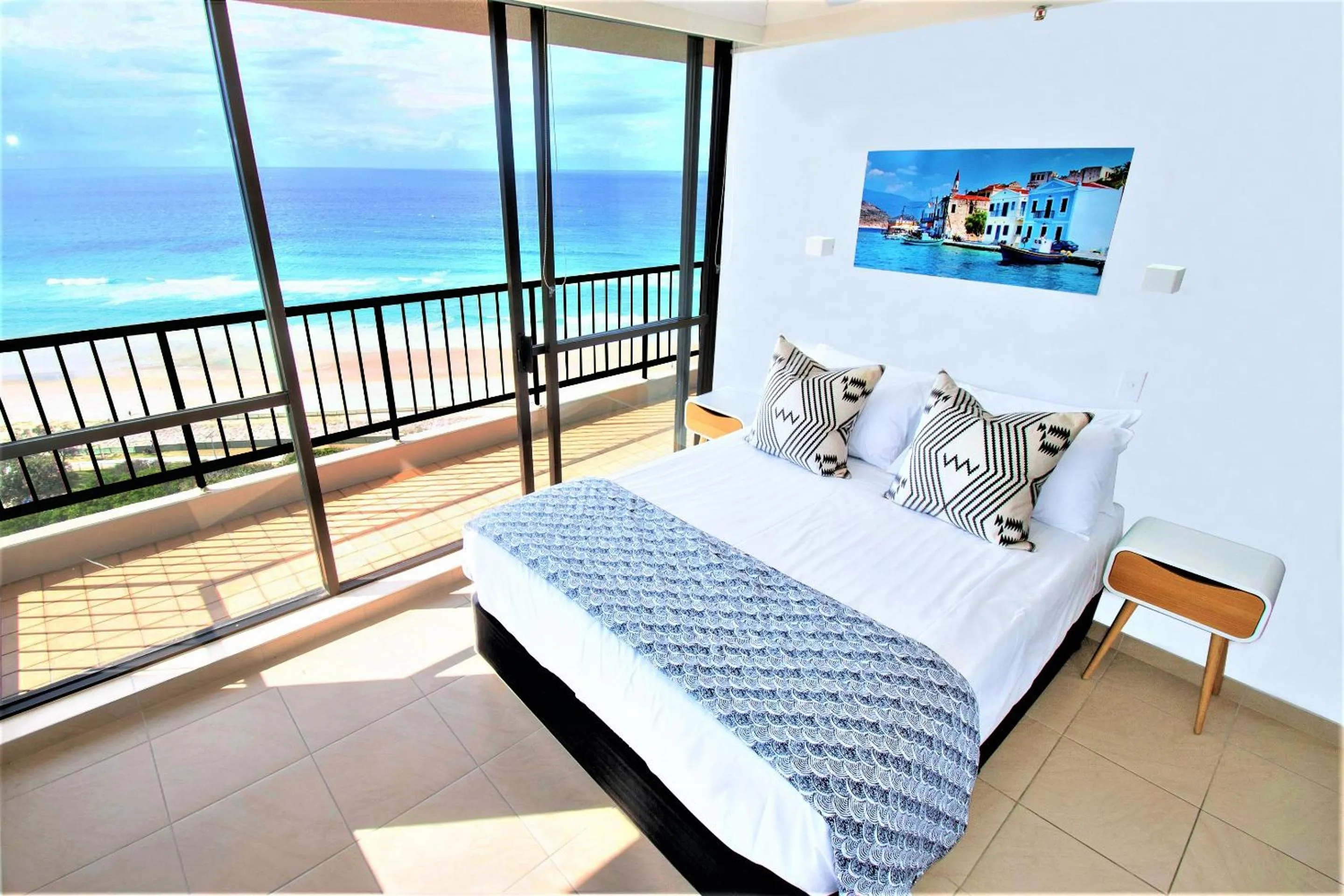 Bedroom, Bed in Capricorn One Beachside Holiday Apartments - Official