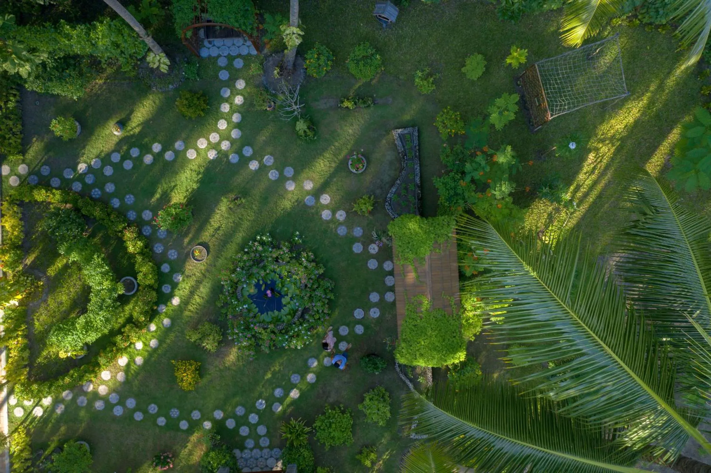 Garden view in Royal Island Resort Maldives