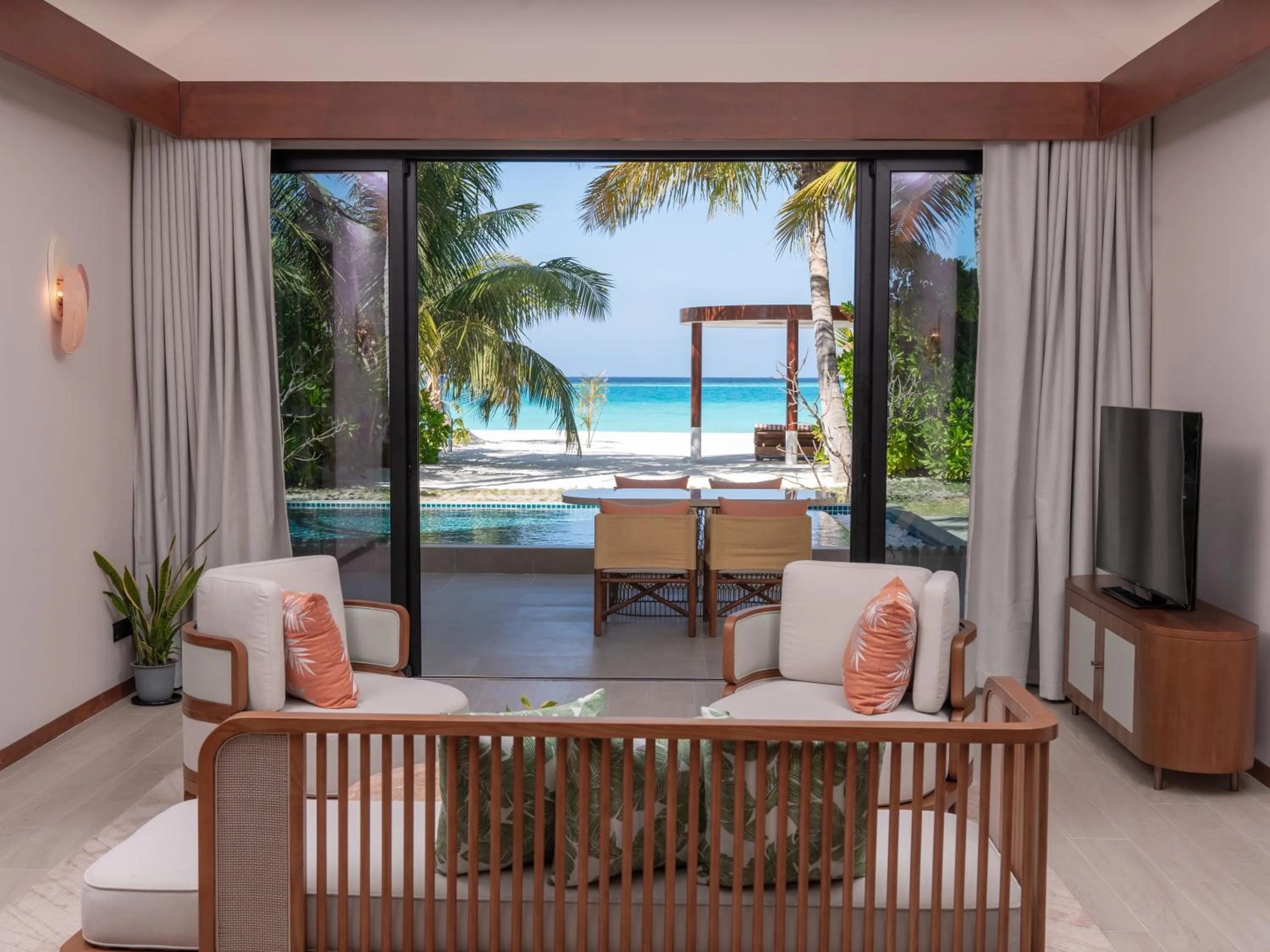 Living room in Villa Park Sun Island Resort