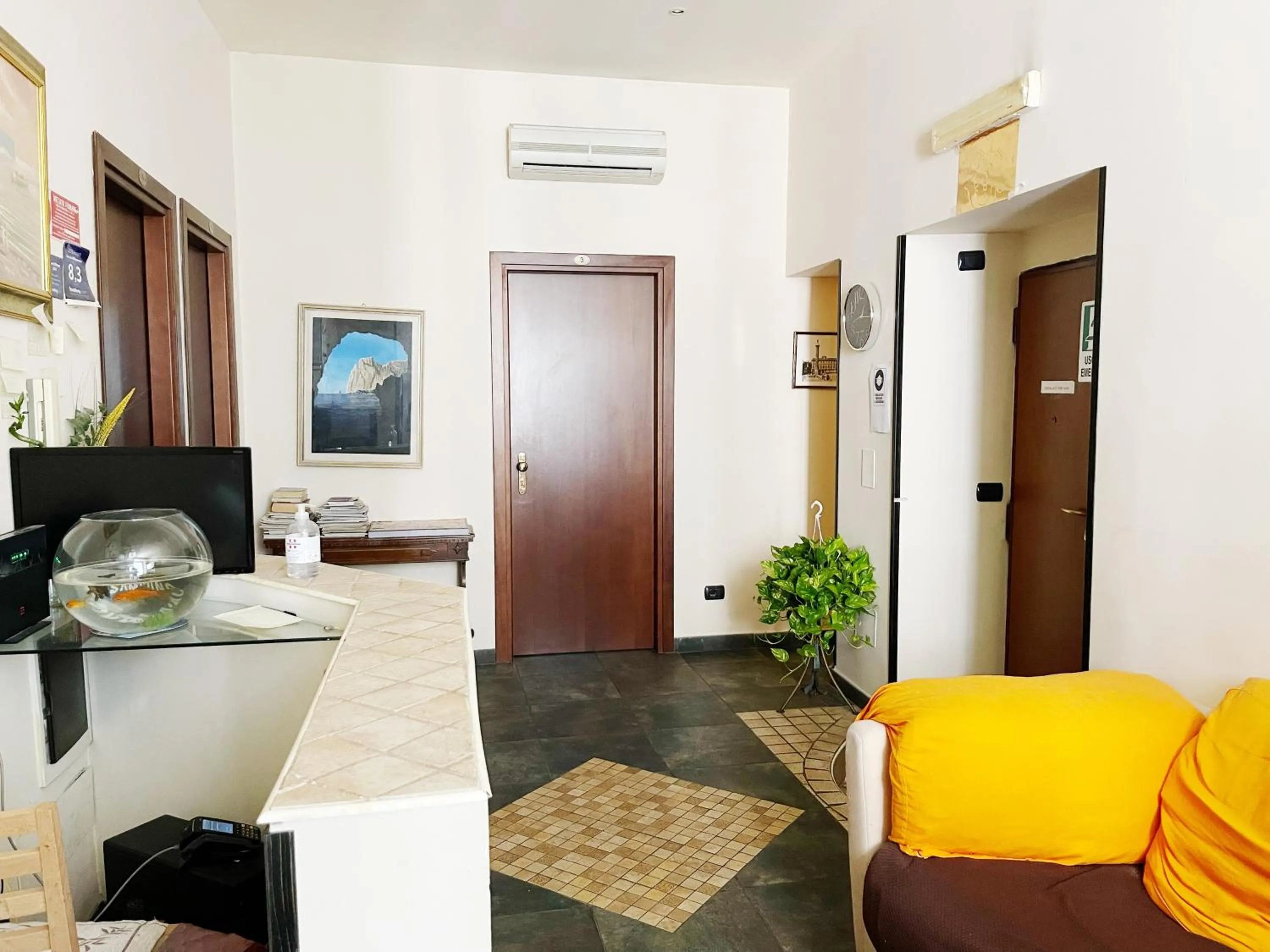 Living room in Clarian Affittacamere