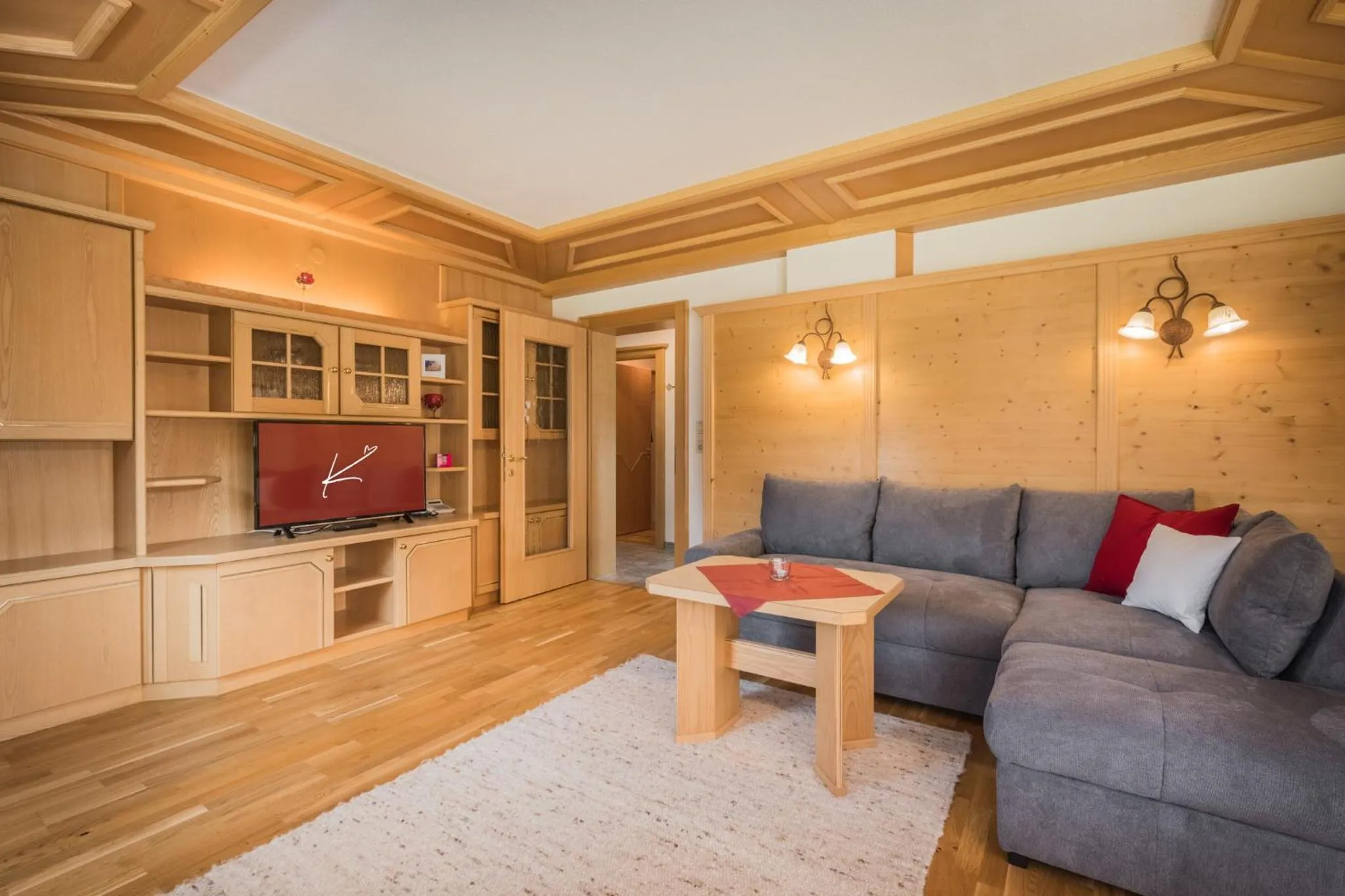 Living room in Landhaus Kristall