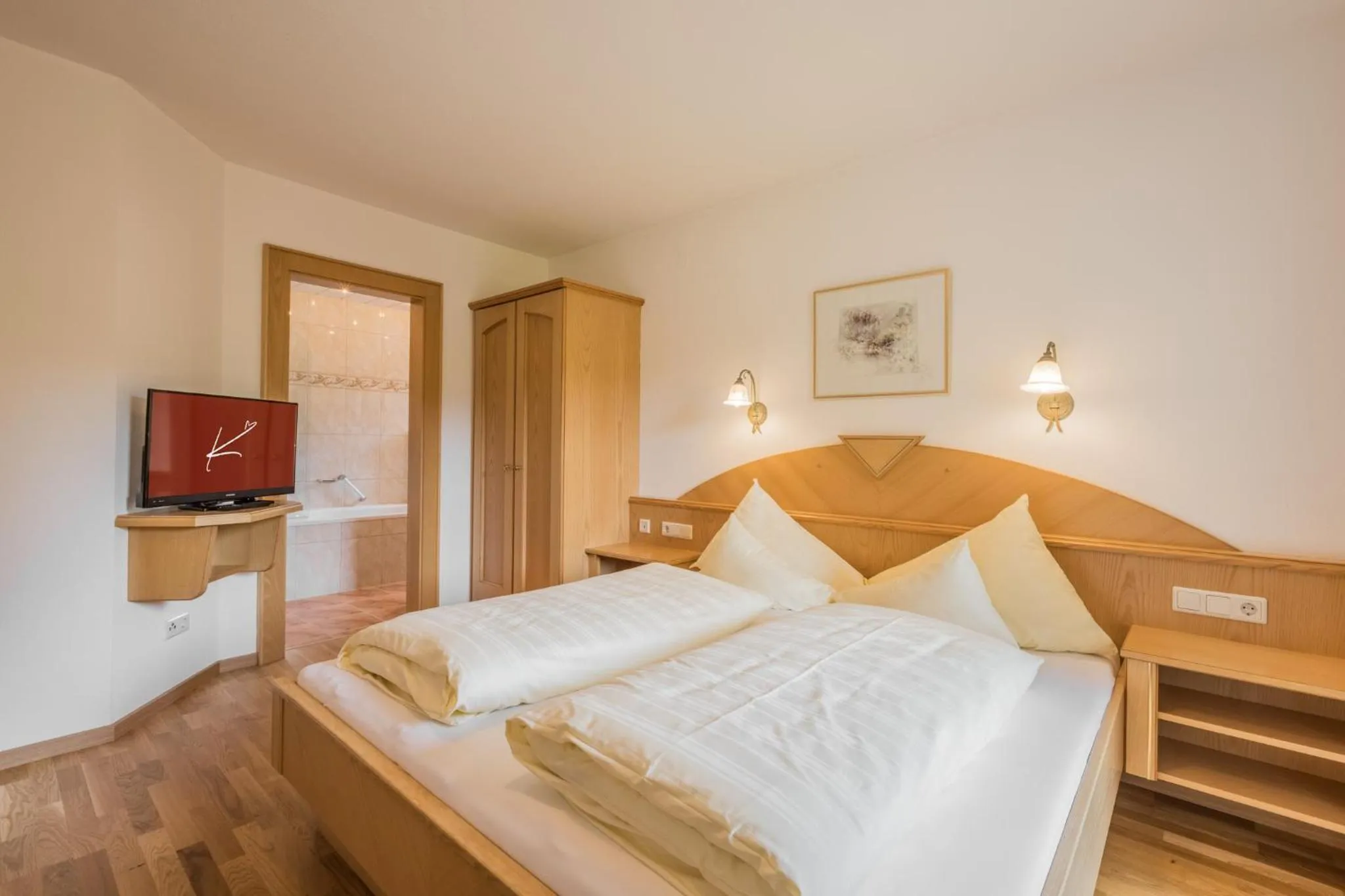 Bed in Landhaus Kristall