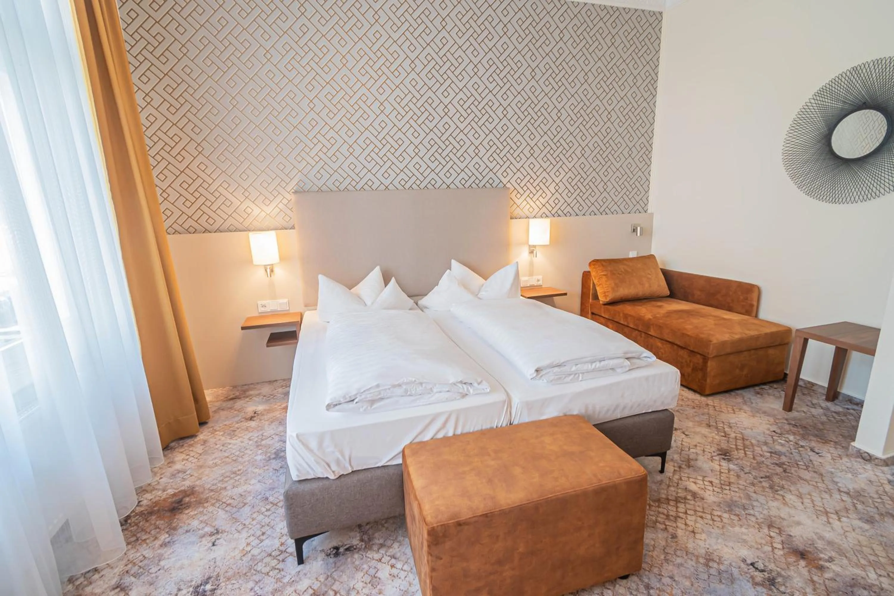 Bed in Hotel Villa am Kurpark