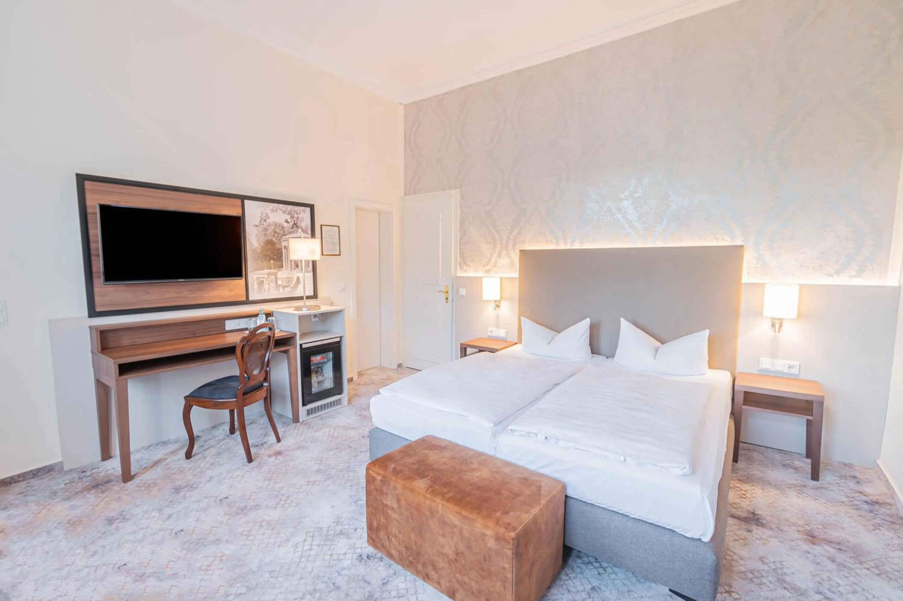 Bed in Hotel Villa am Kurpark