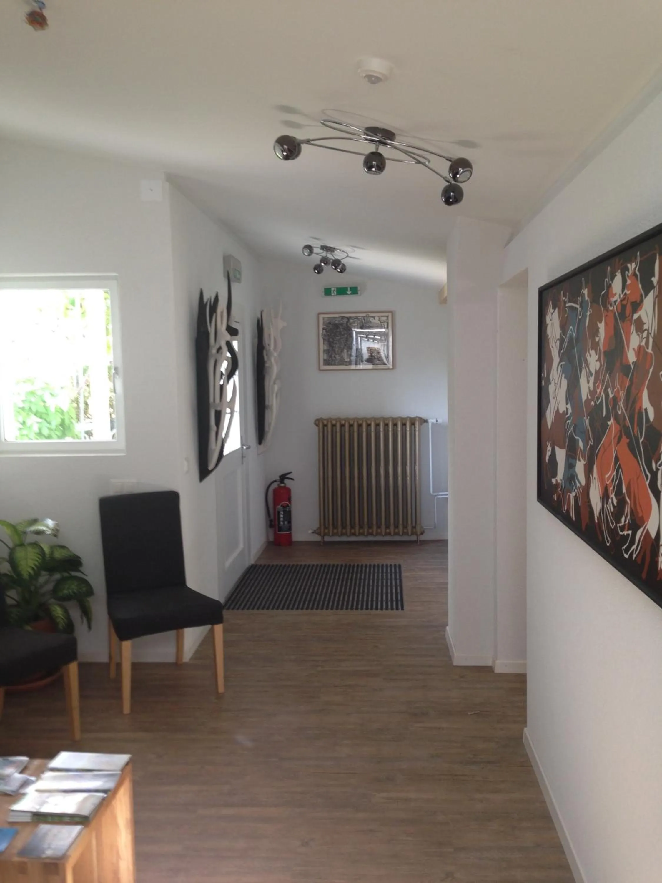 Lobby or reception in Hotel de la Gare