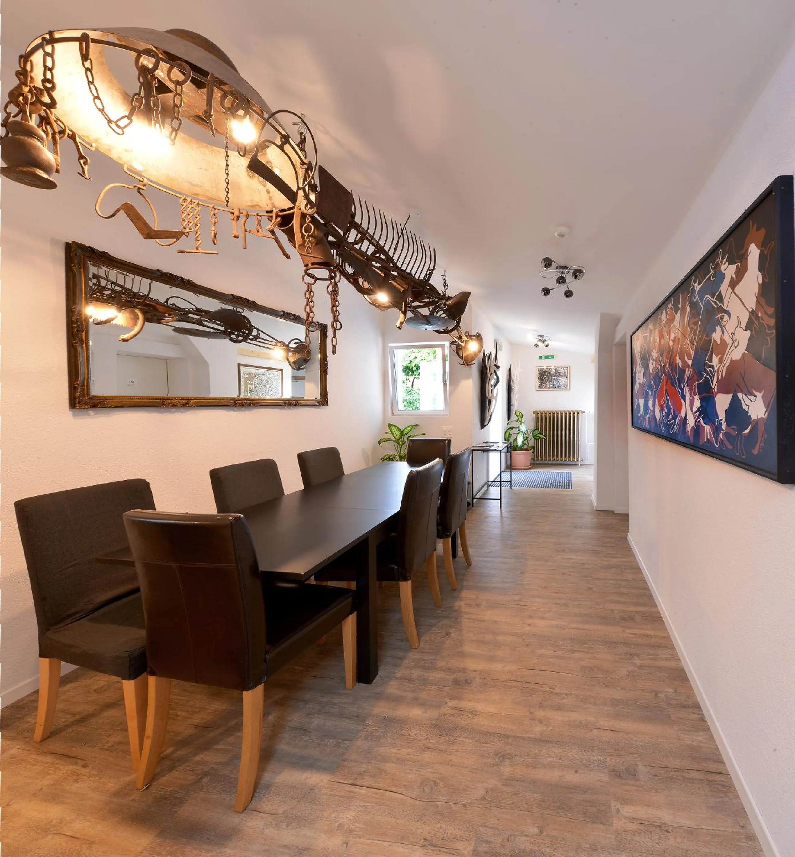 Lobby or reception in Hotel de la Gare