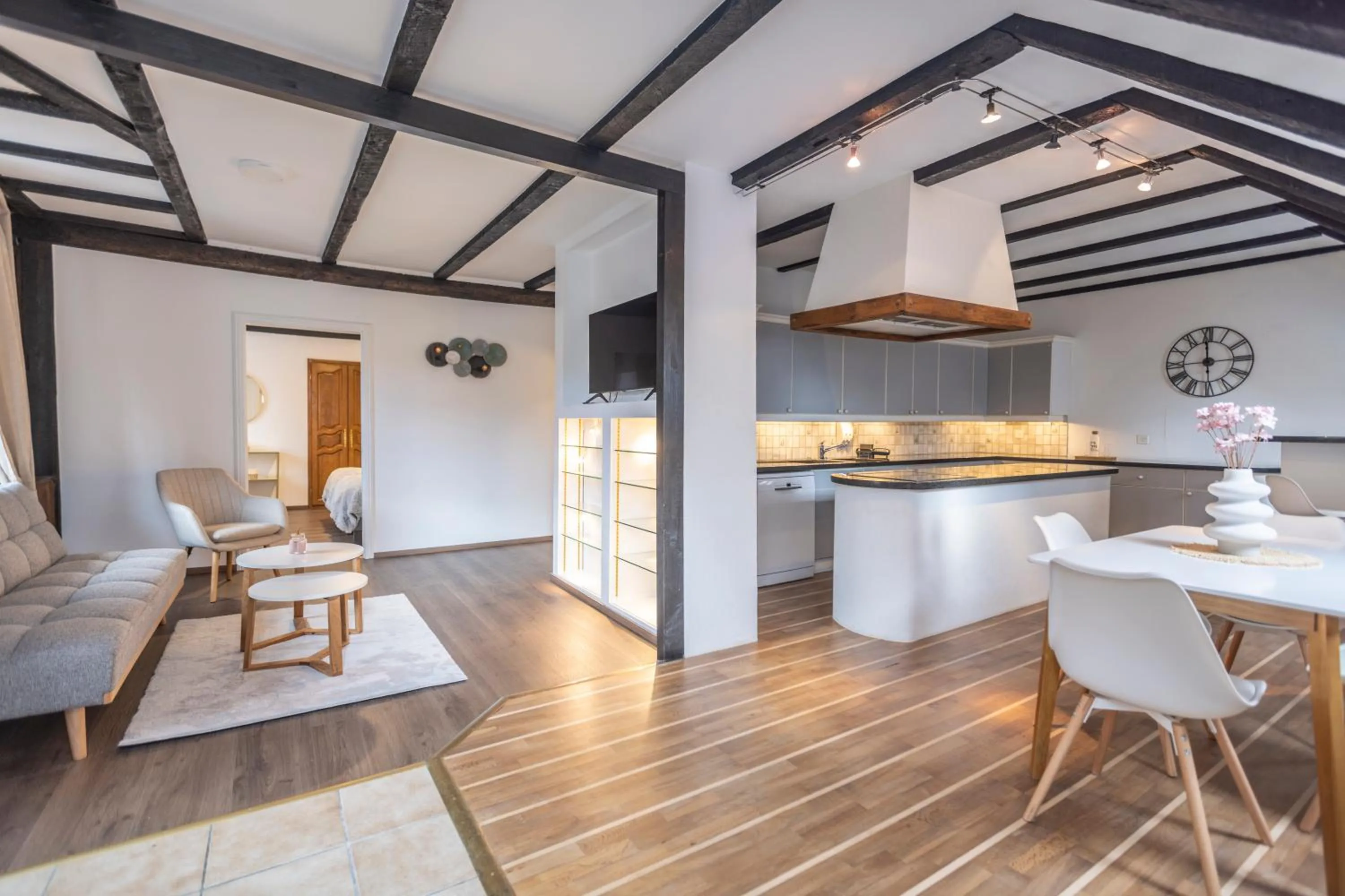 Kitchen or kitchenette in Hotel de France