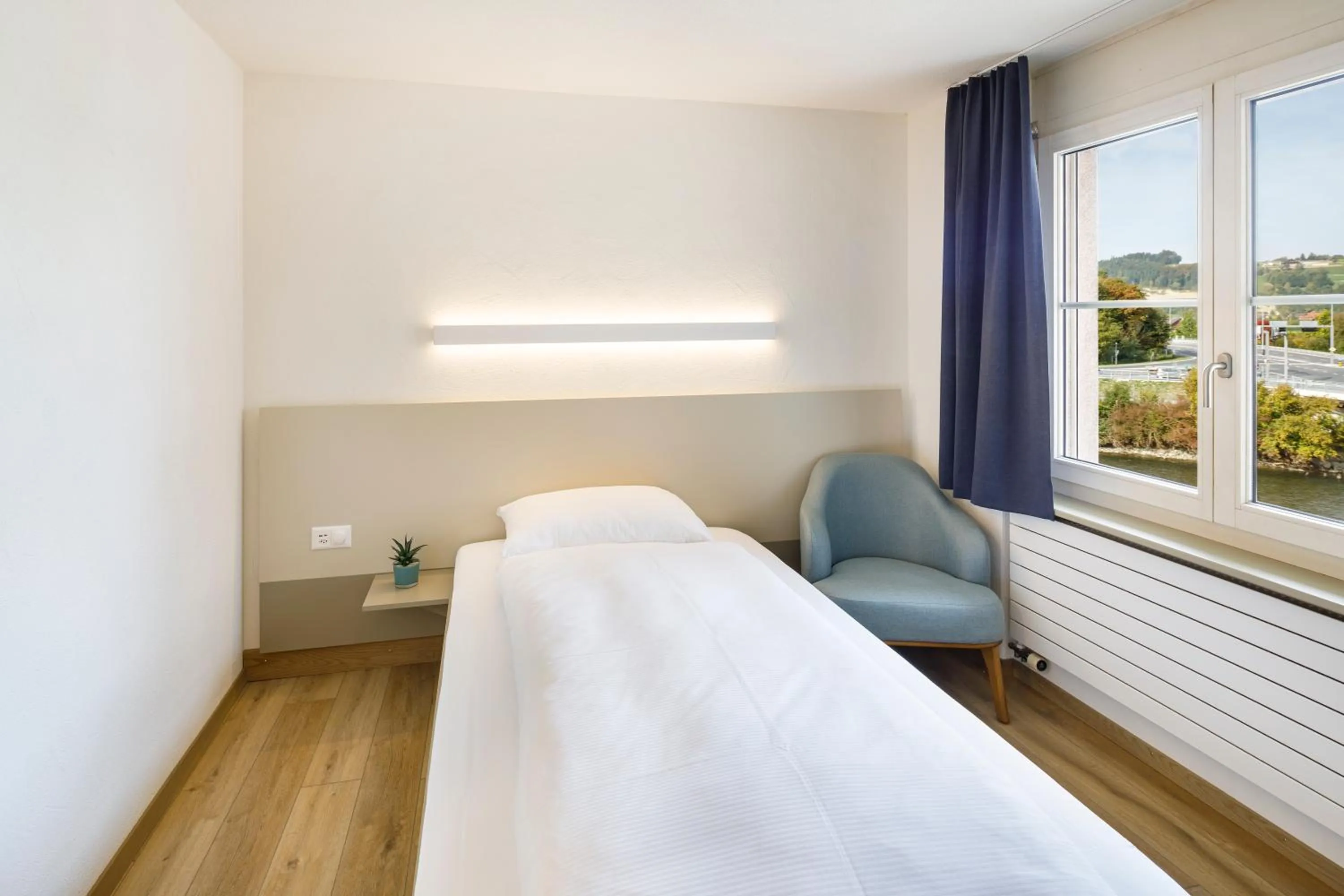 Bed in Hotel an der Reuss