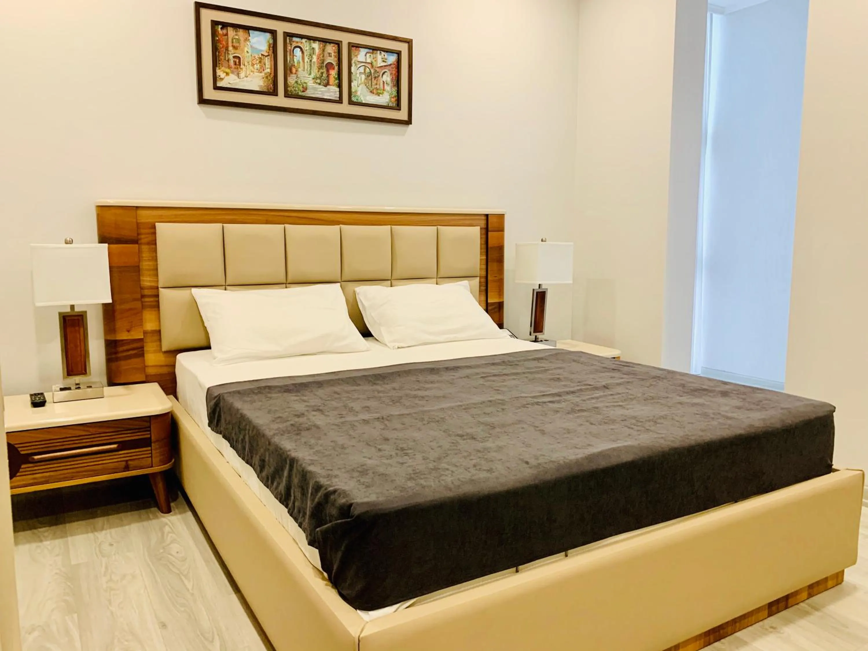 Bed in Hotel Tsereteli Palace