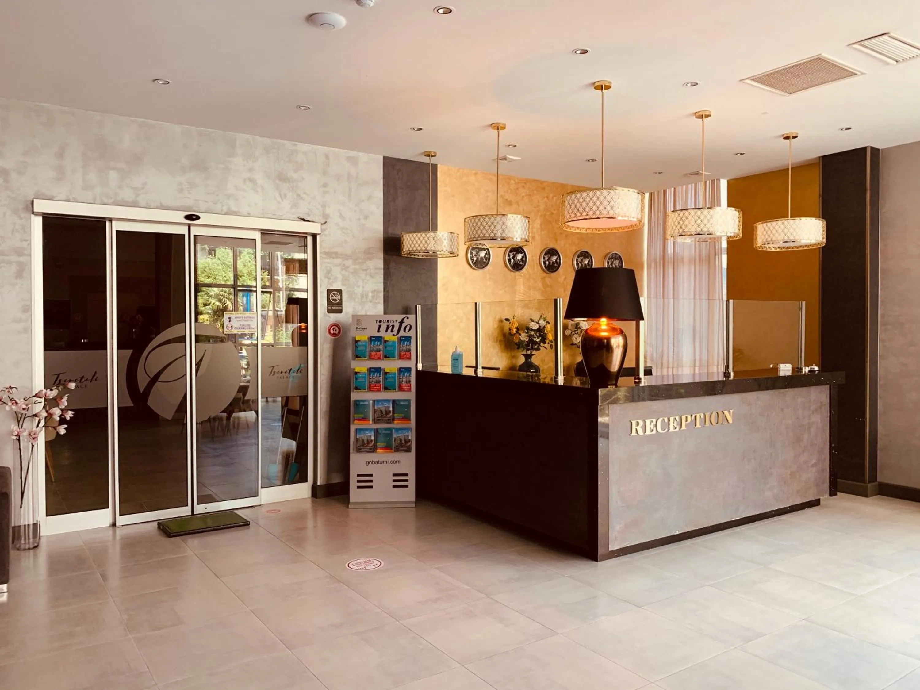 Lobby or reception in Hotel Tsereteli Palace