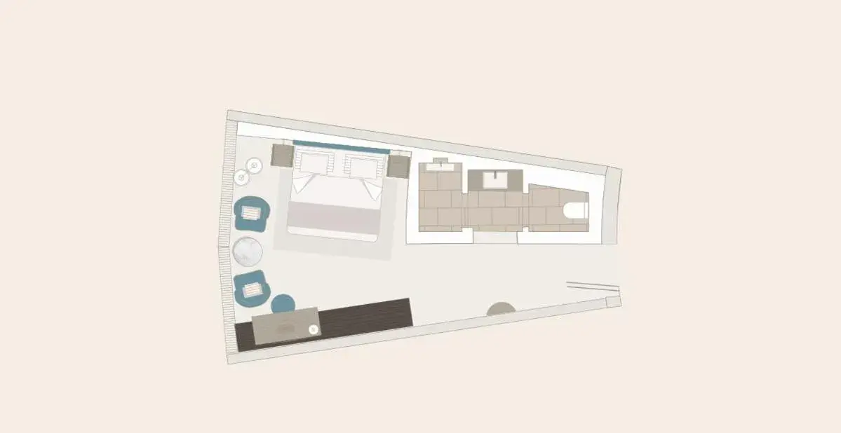 Single Room in The Fontenay Hamburg Single Room in The Fontenay Hamburg