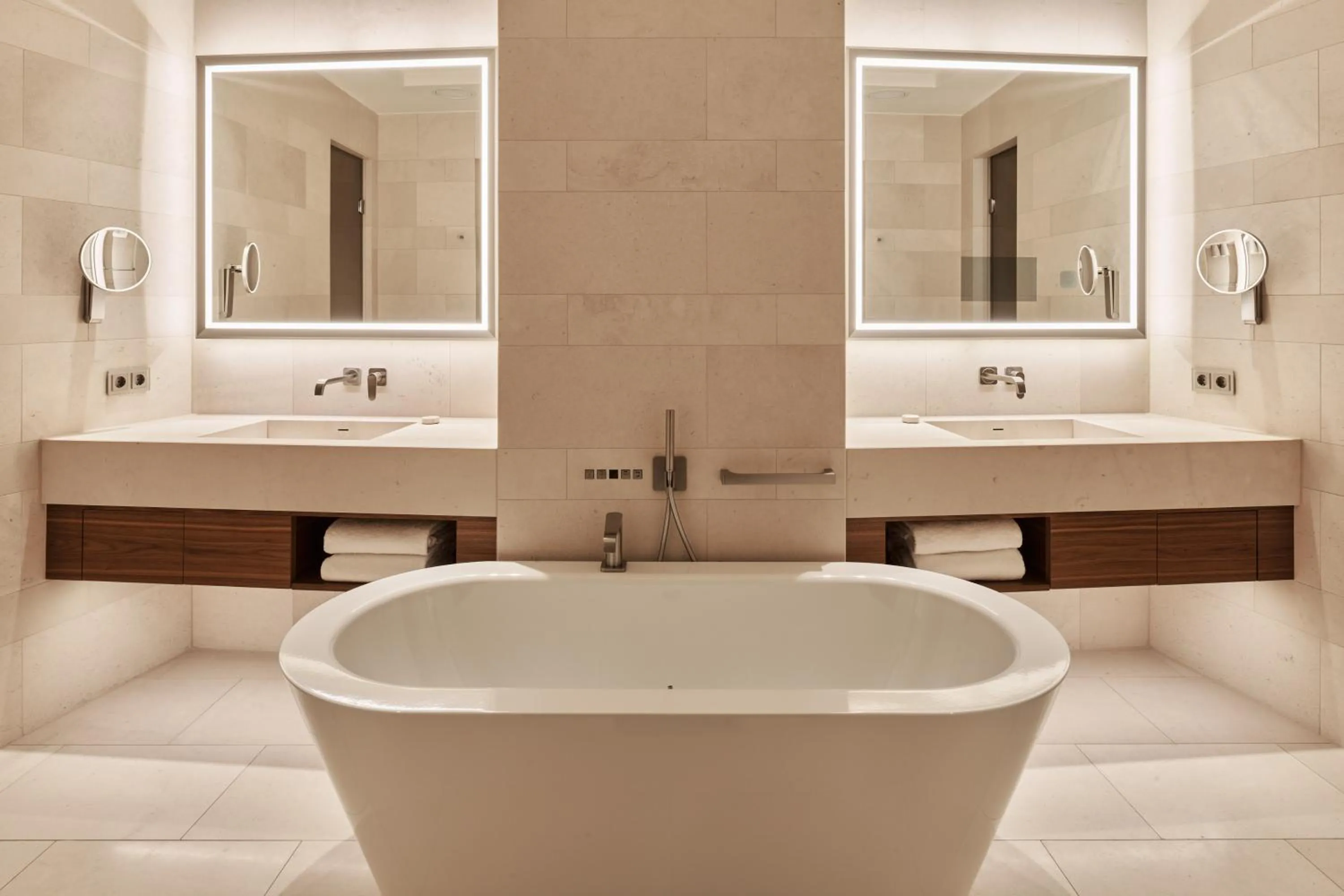 Bathroom in The Fontenay Hamburg