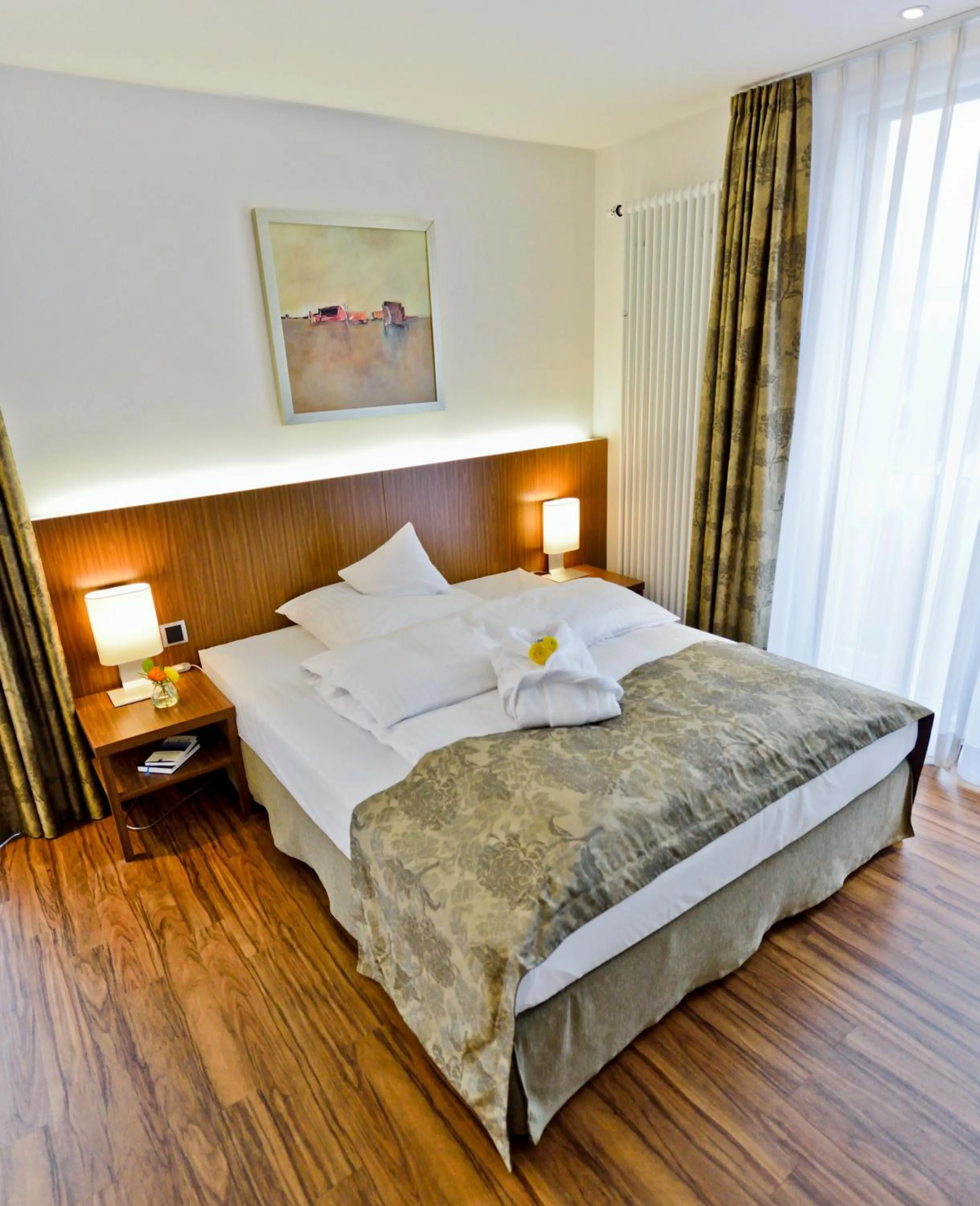 Photo of the whole room, Bed in Hotel Klostergarten