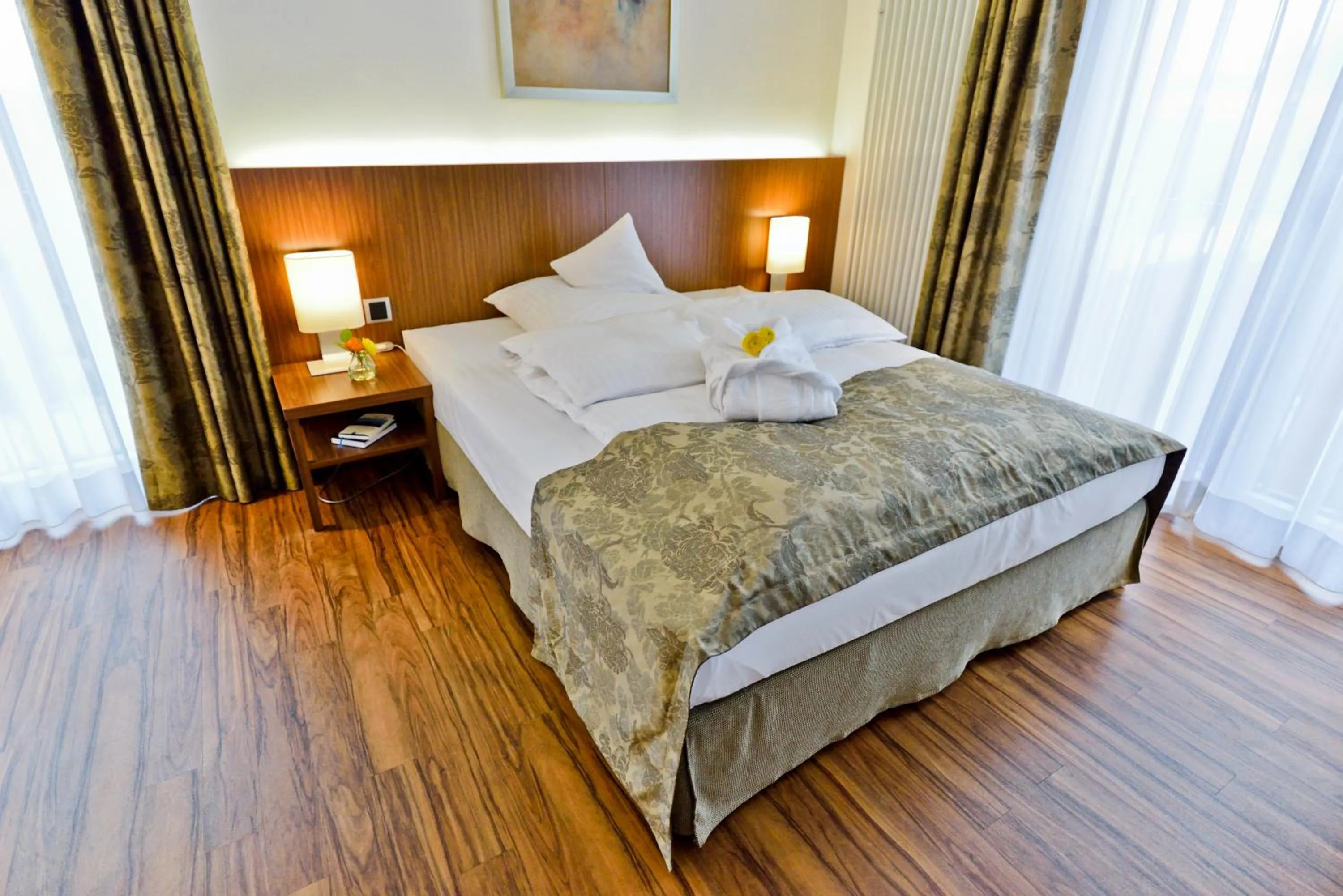 Photo of the whole room, Bed in Hotel Klostergarten