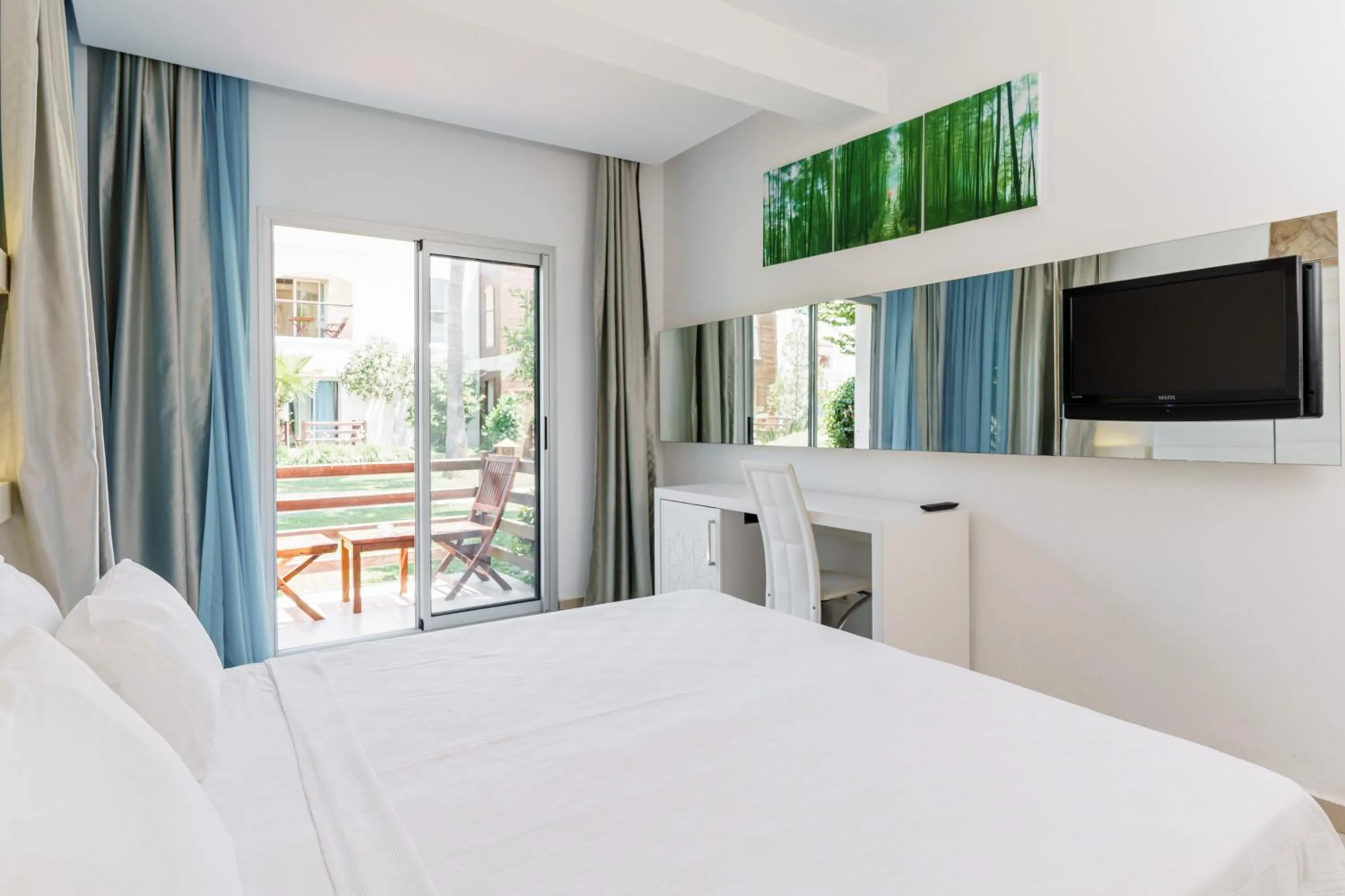 Bed in Costa Luvi Hotel Bodrum - All Inclusive