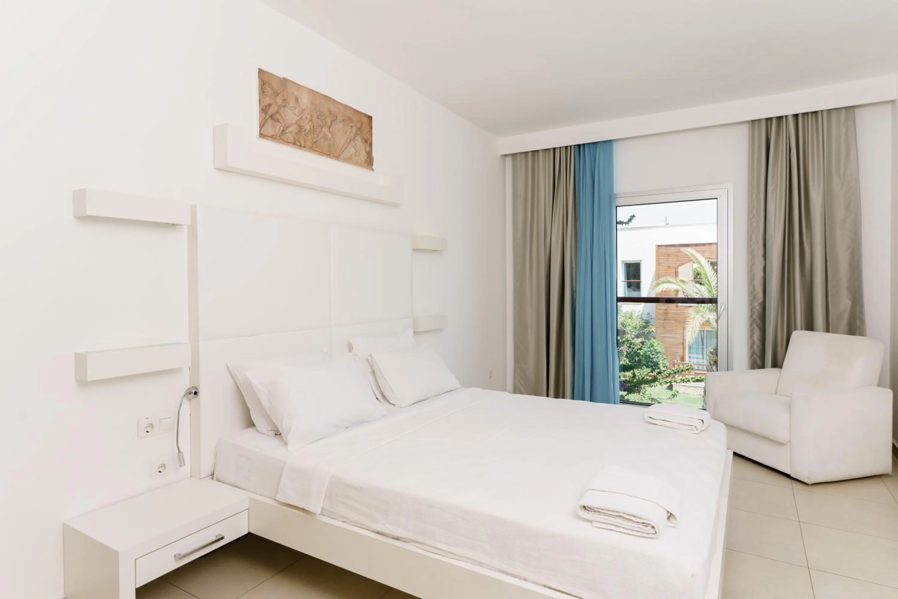 Bed in Costa Luvi Hotel Bodrum - All Inclusive