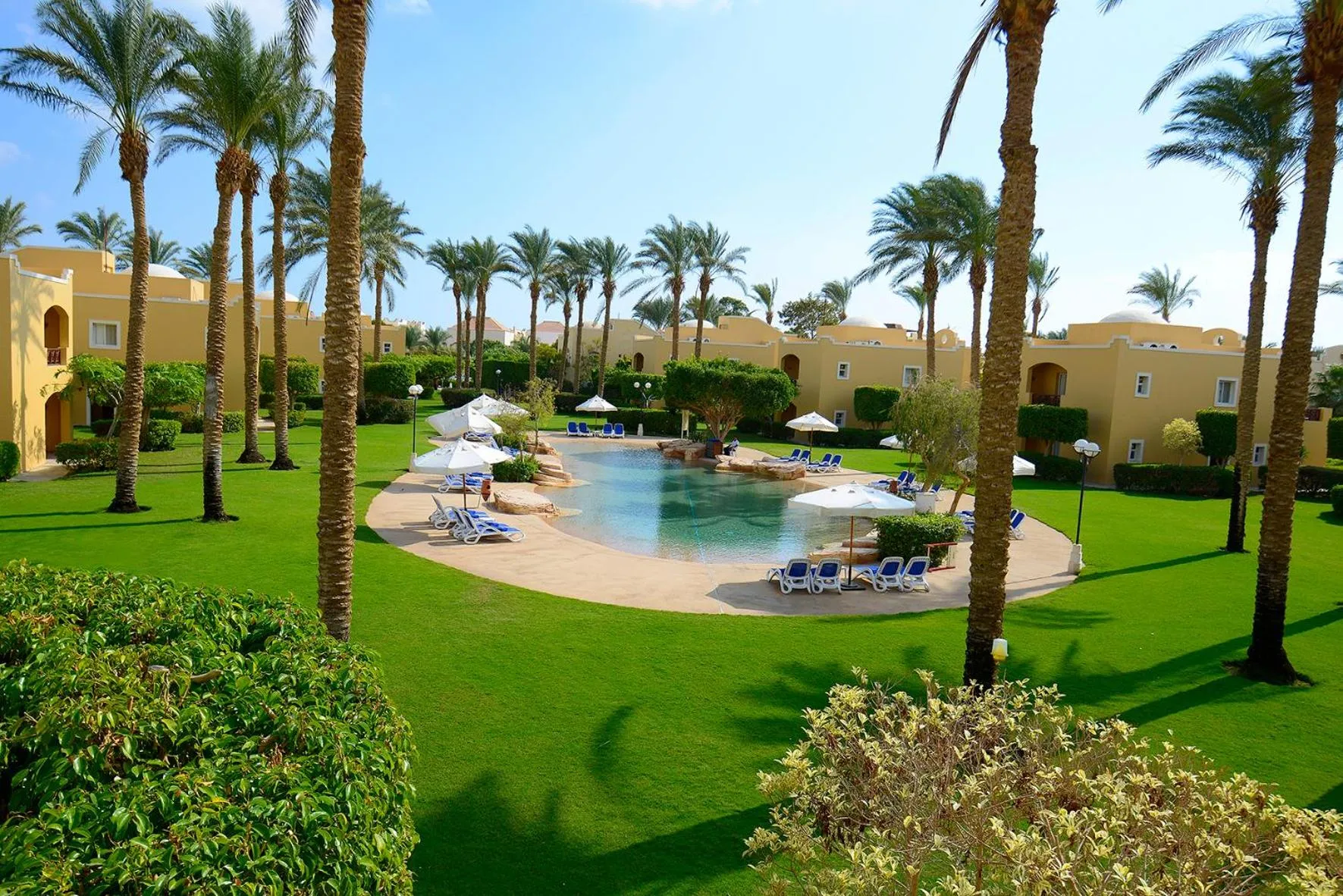 Pool view in Stella Sea Club Hotel