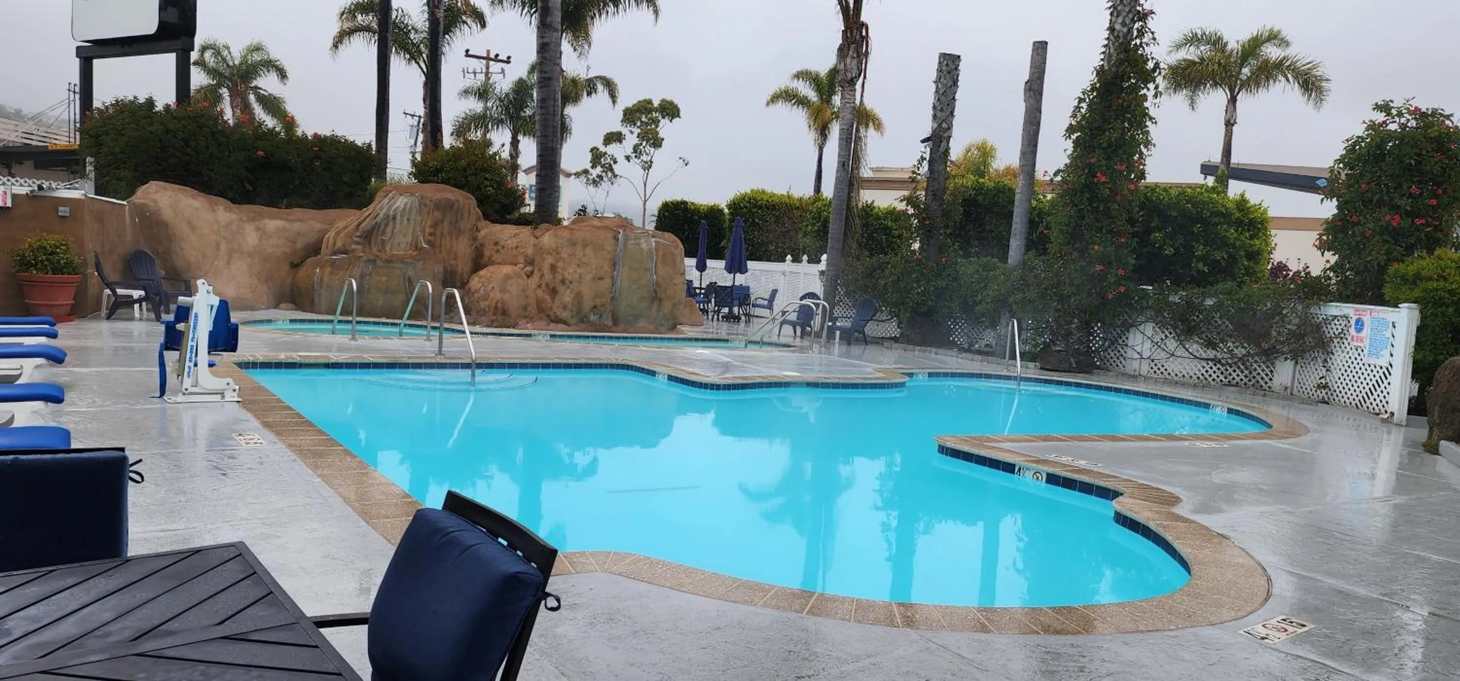 Swimming pool in The Grove at Pismo Beach