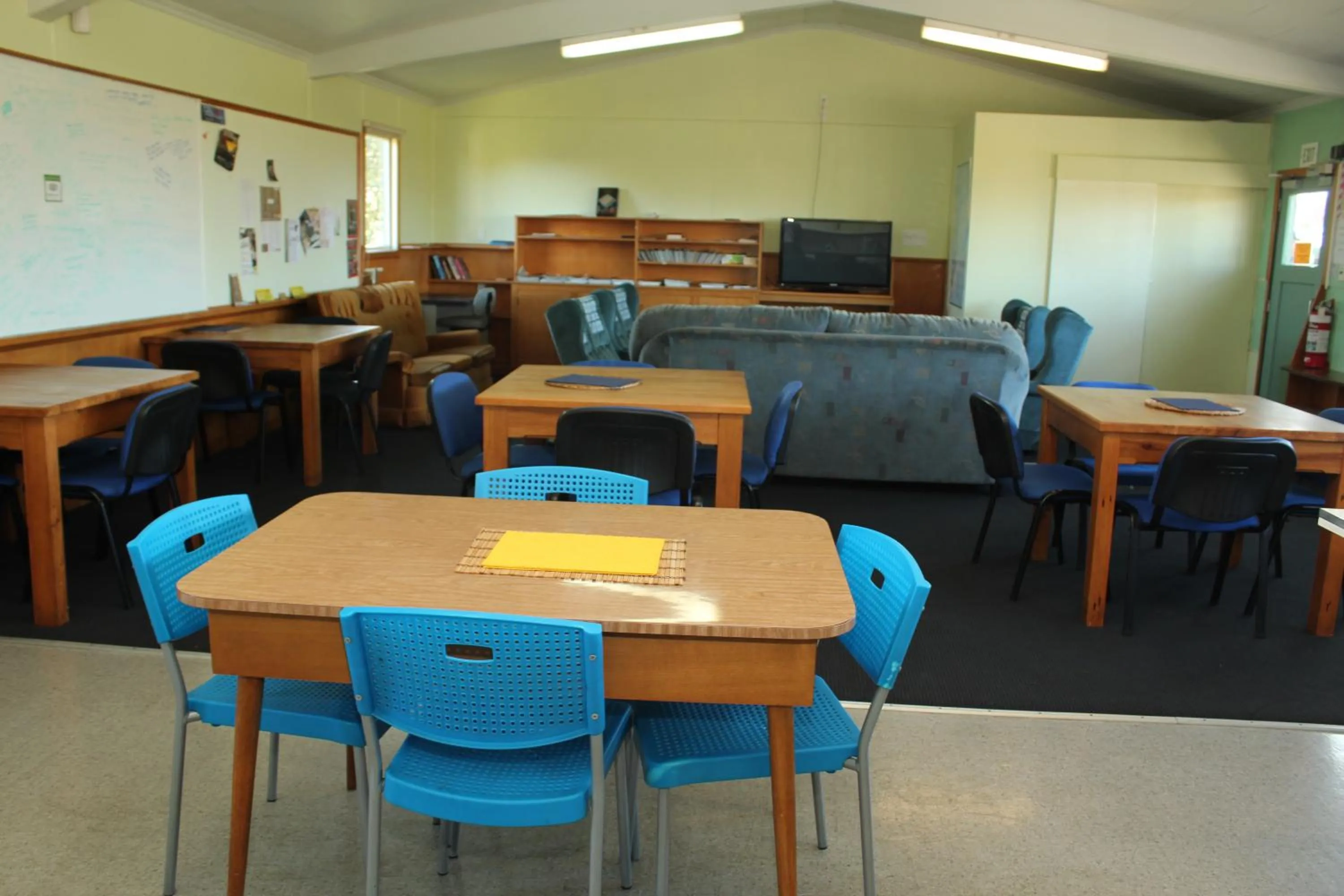 Communal lounge/ TV room in Central City Camping Park