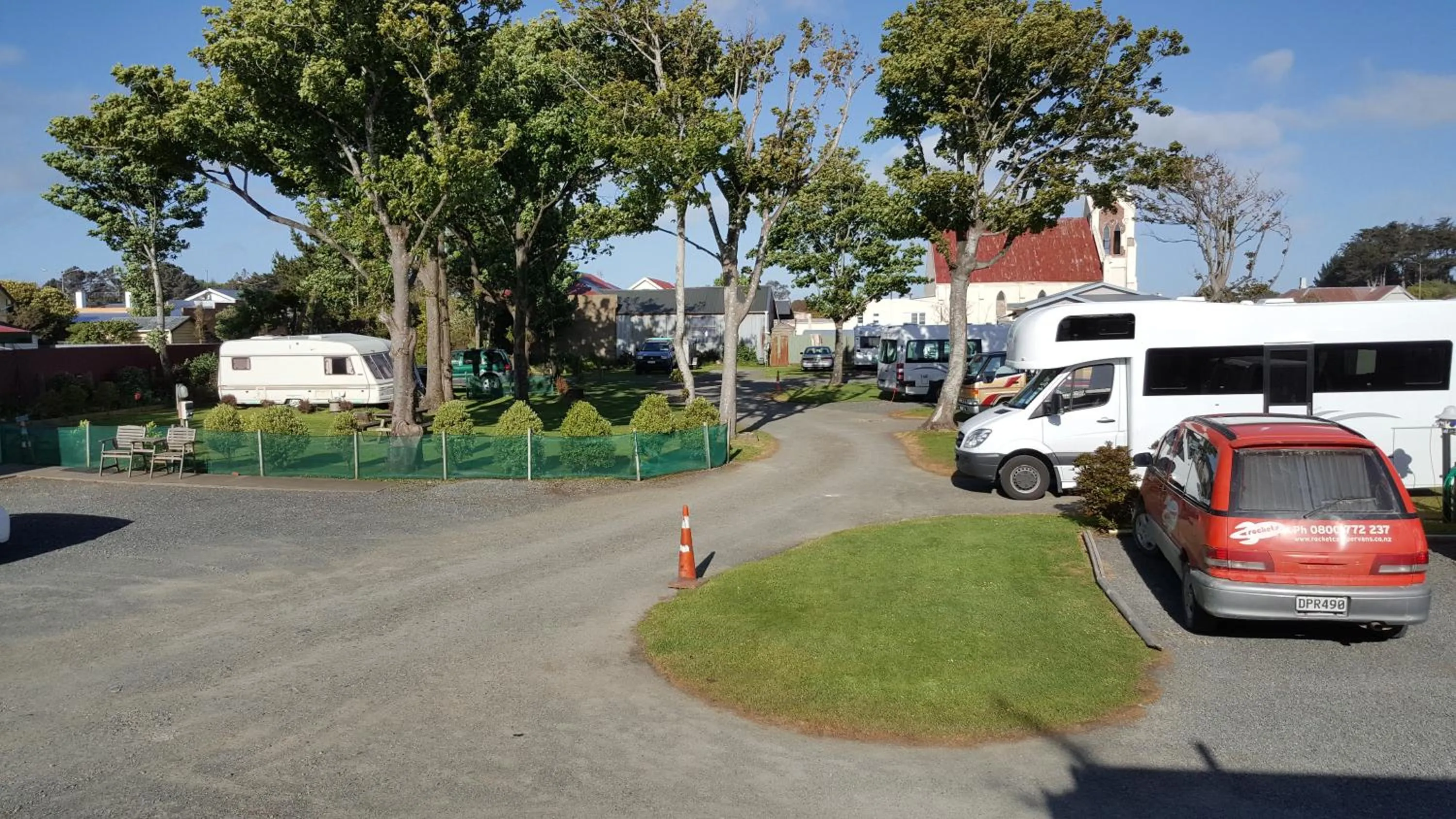 Area and facilities in Central City Camping Park