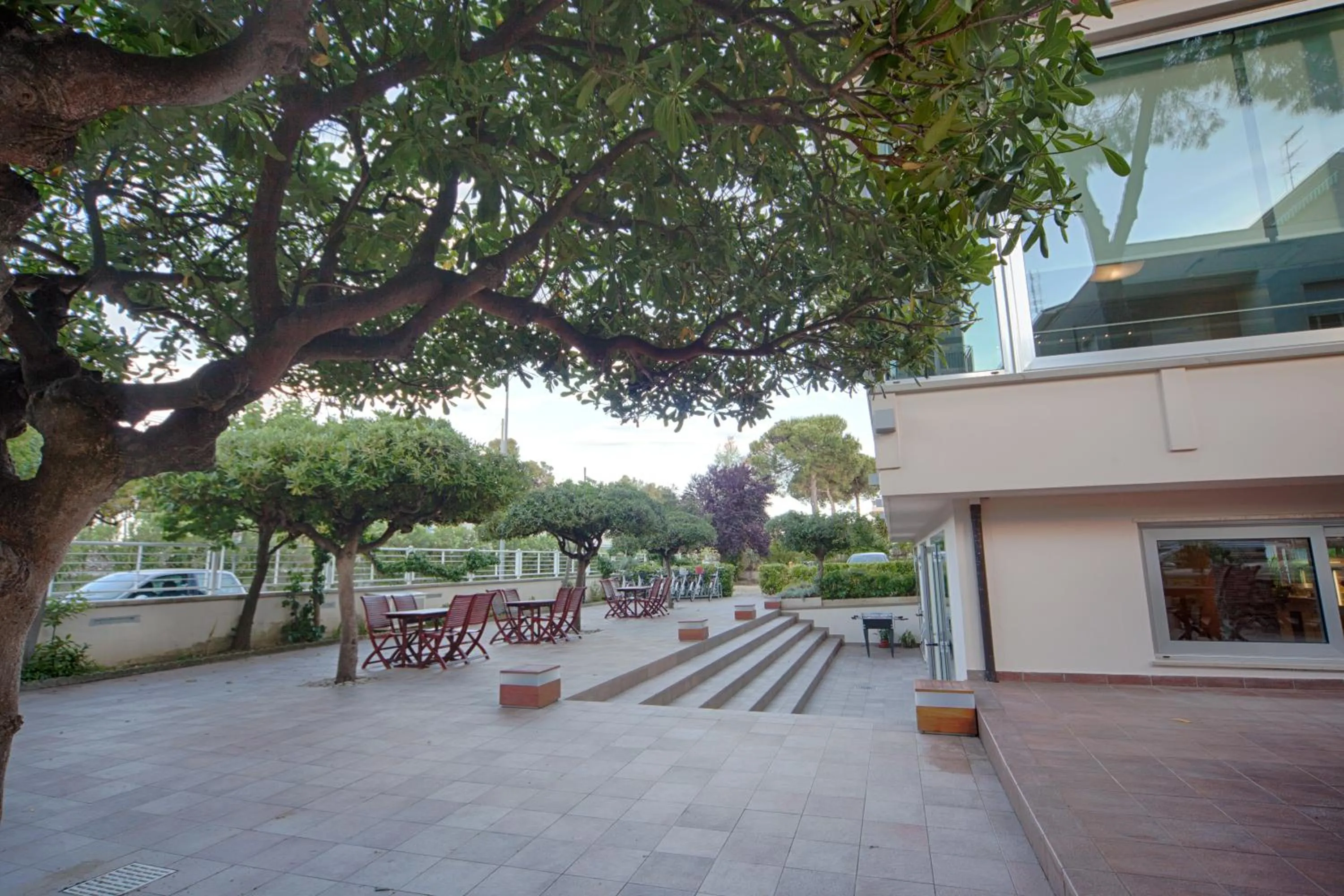 Garden view in Hotel Corfù