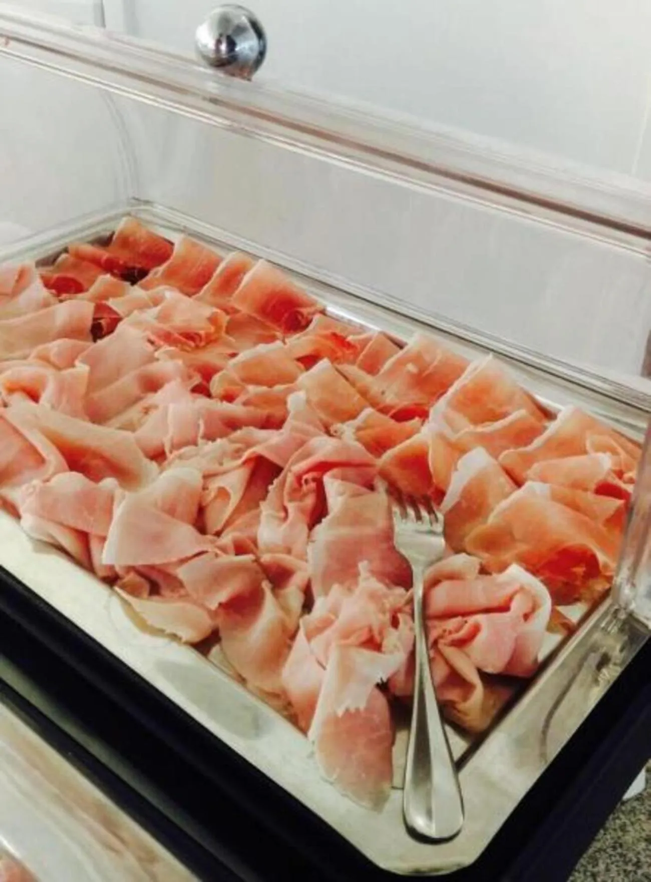 Food close-up in Hotel Corfù