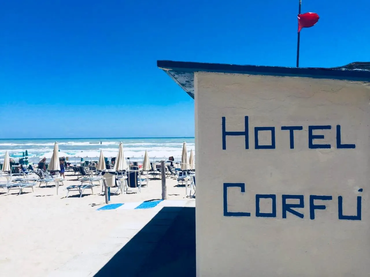 Beach in Hotel Corfù