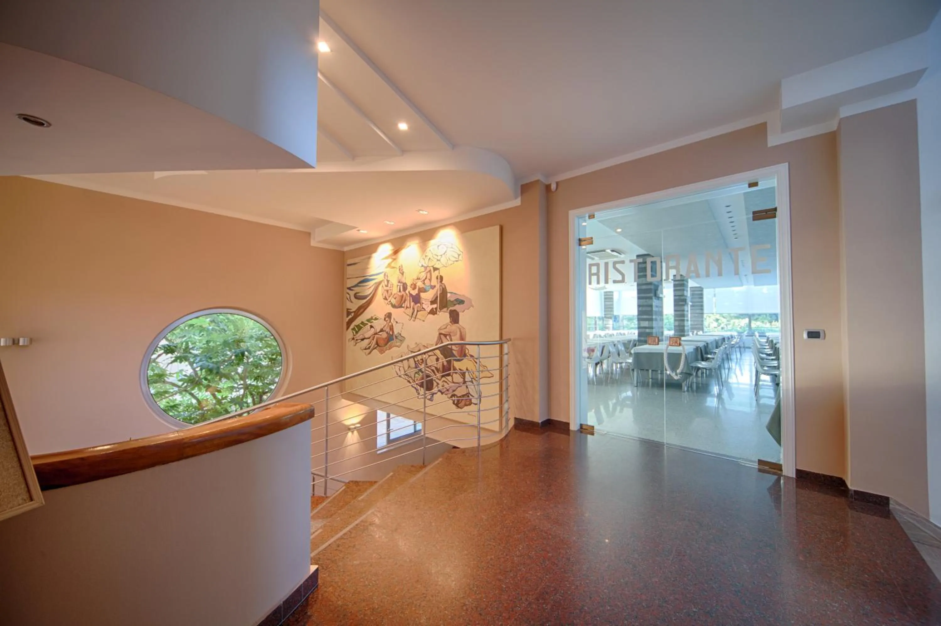 Lobby or reception in Hotel Corfù