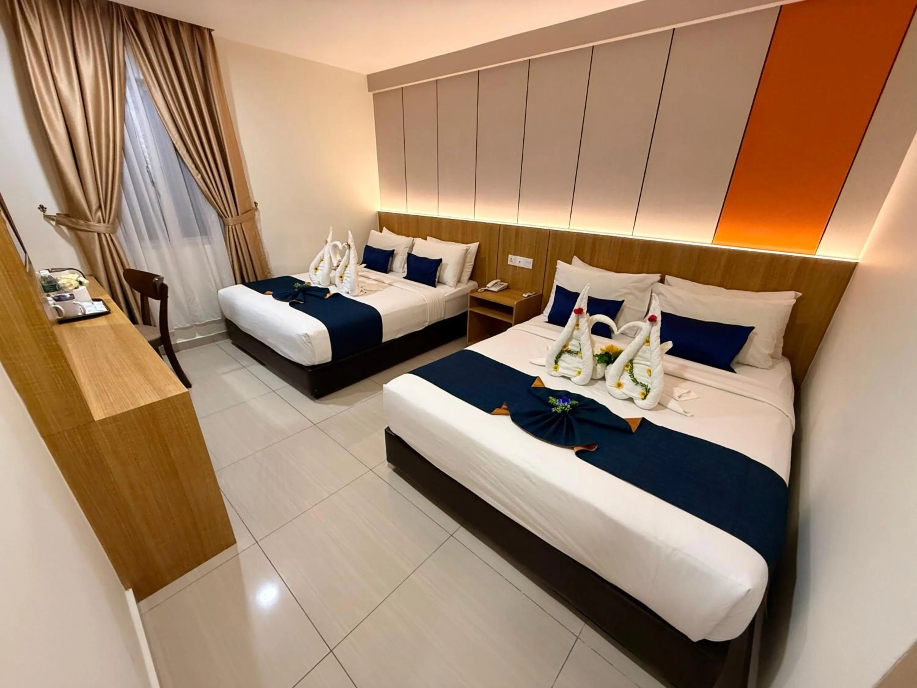 Bed in City Central Hotel