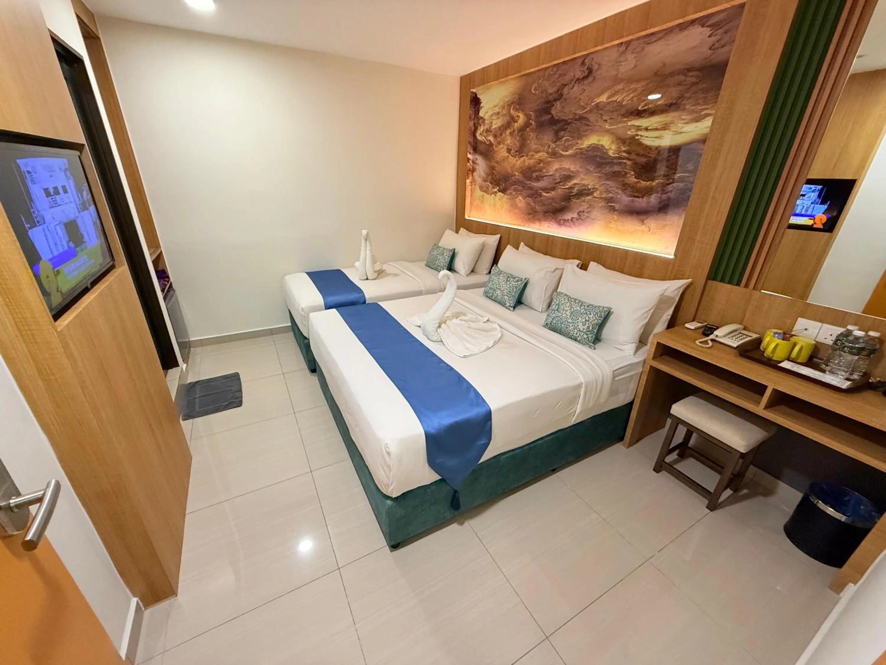 Bed in City Central Hotel