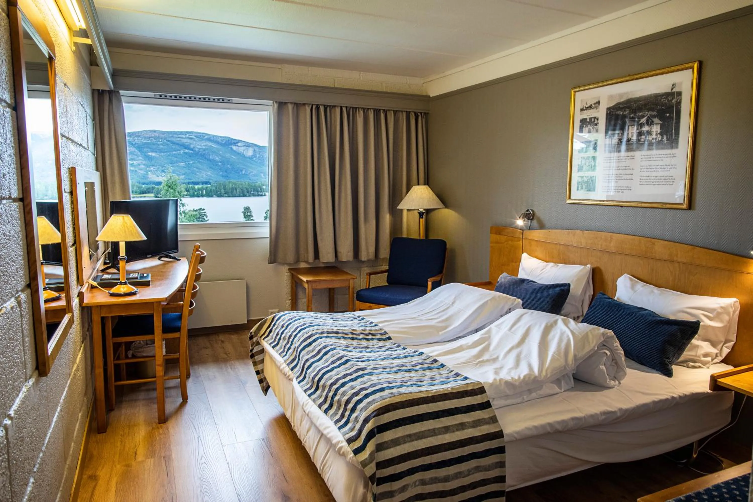 Bed in Straand Hotel